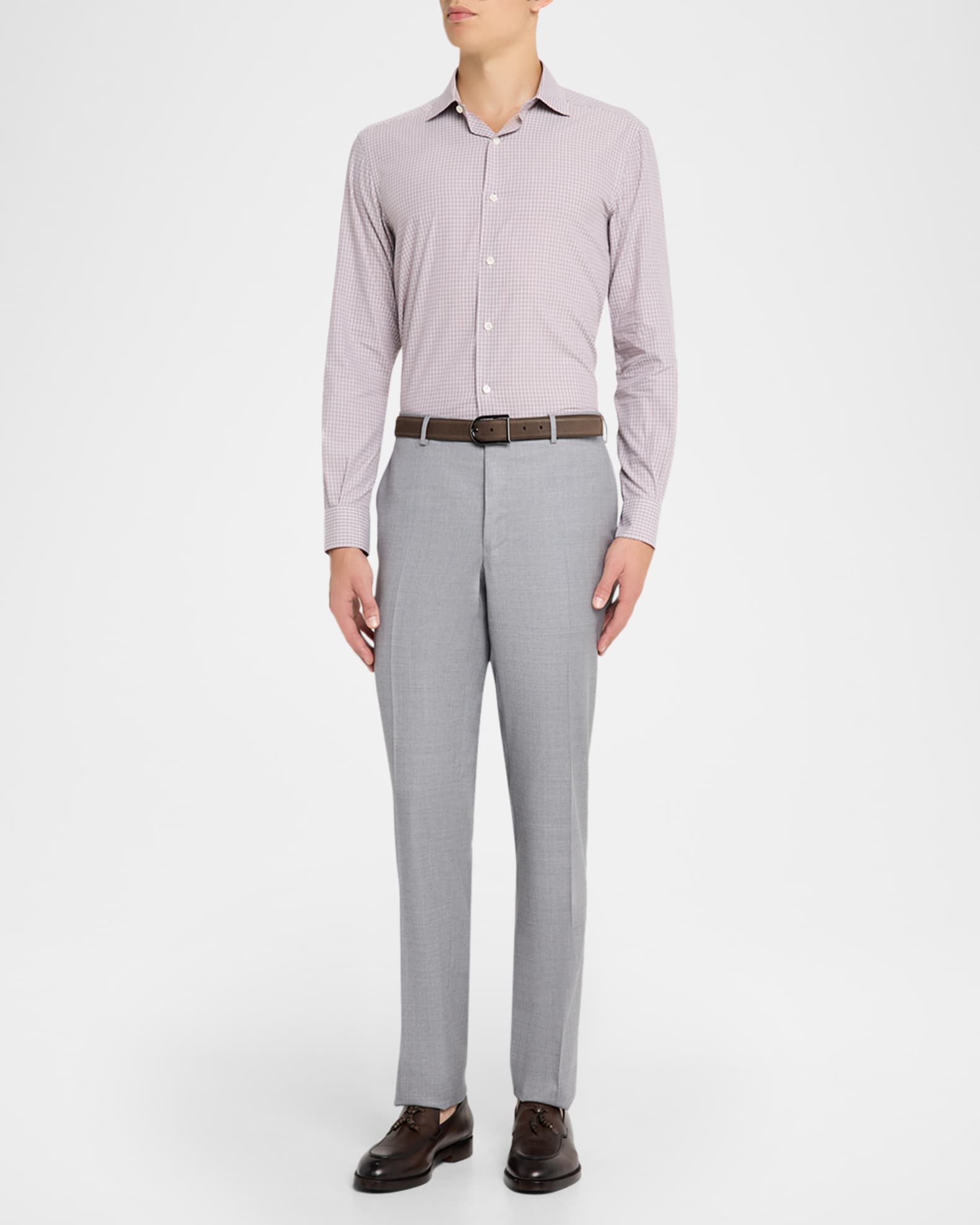 Incotex Men's Super 120s Wool Dress Pants | Neiman Marcus