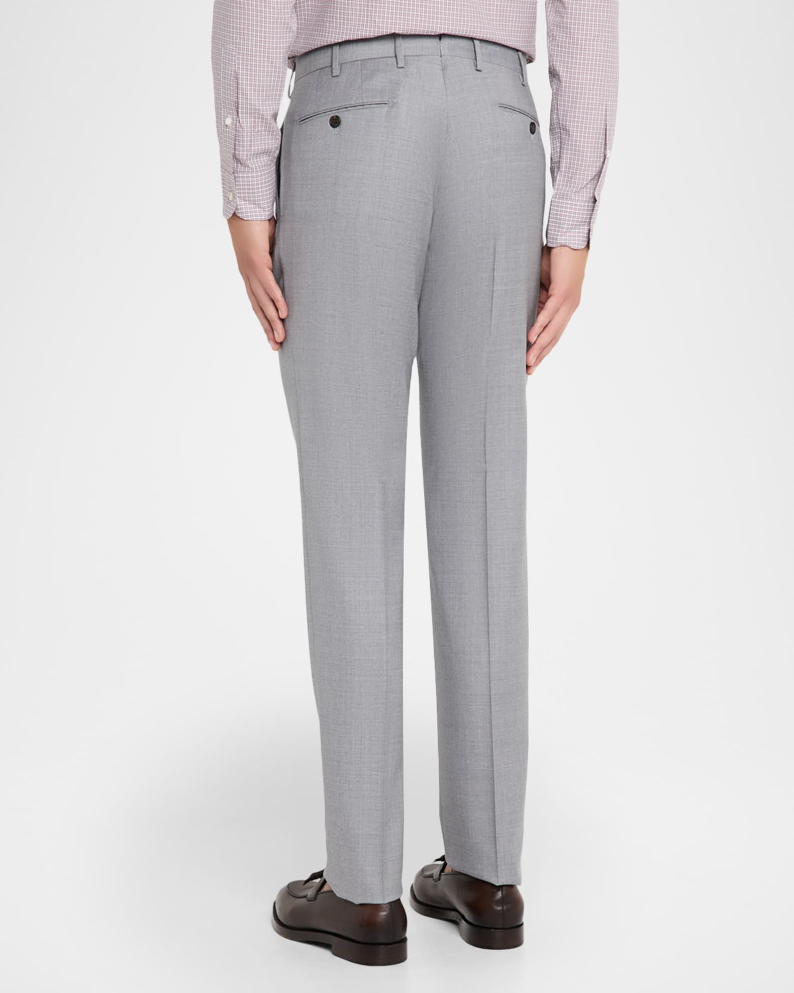 Incotex Men's Super 120s Wool Dress Pants | Neiman Marcus