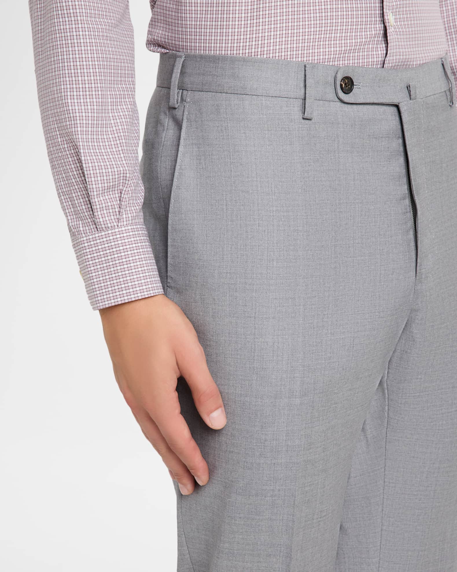 Incotex Men's Super 120s Wool Dress Pants | Neiman Marcus