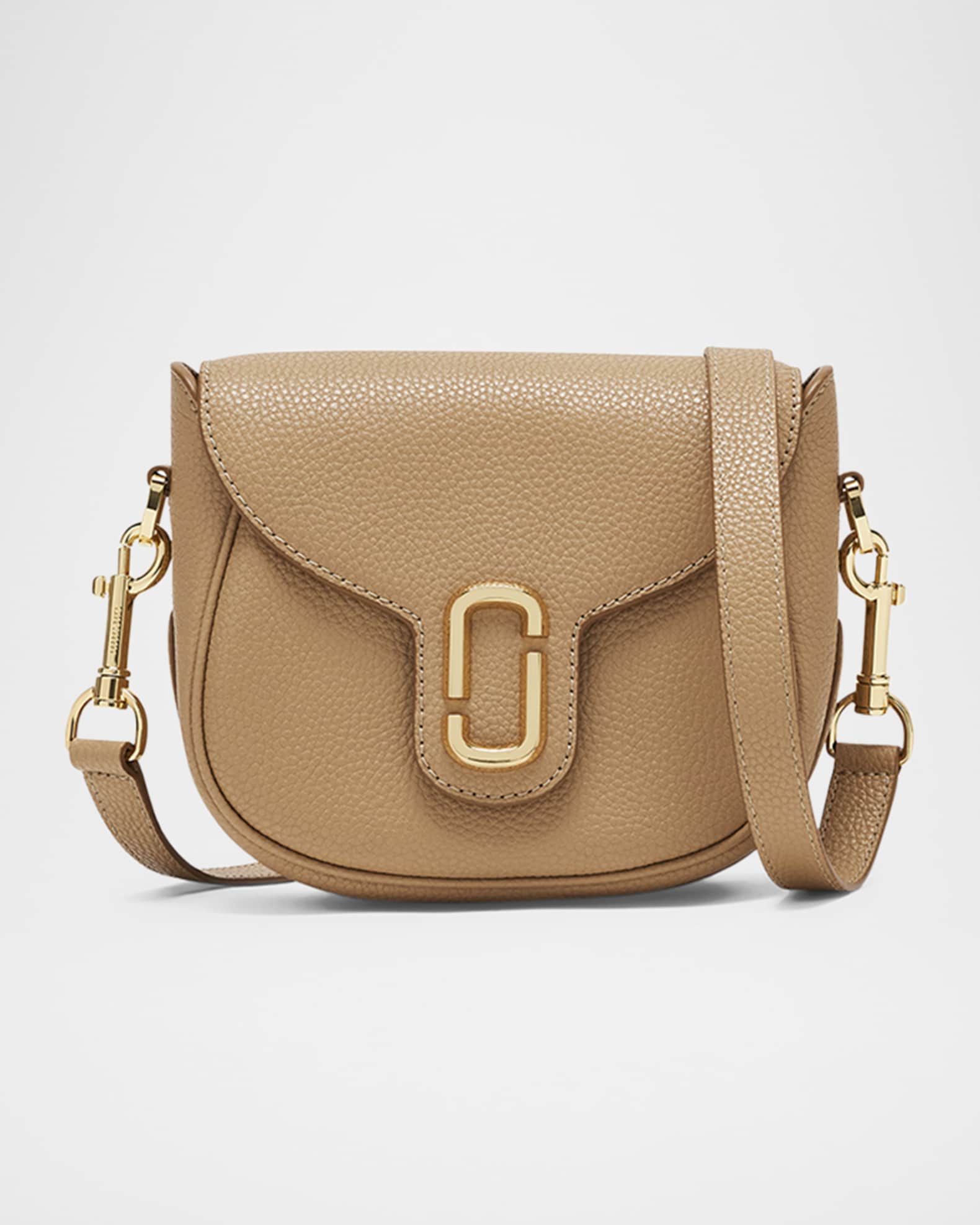 Marc Jacobs The Saddle Pebble Leather Shoulder Bag | Neiman Marcus