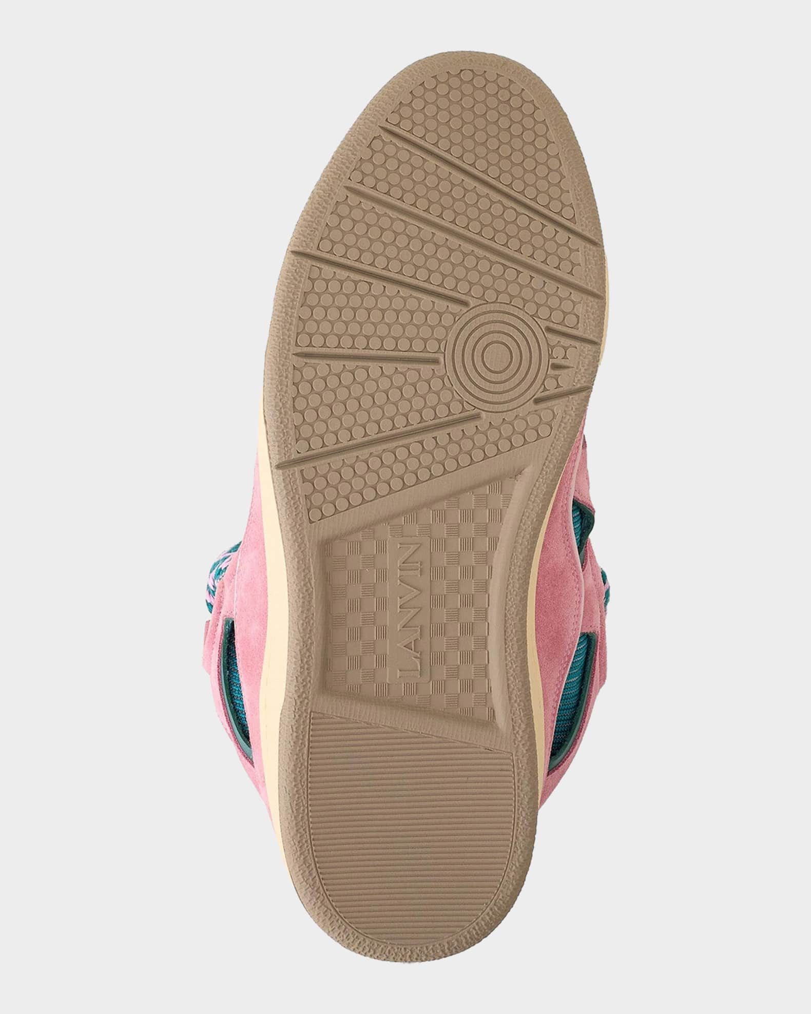 Men's Curb Leather Skate Sneakers | Neiman Marcus