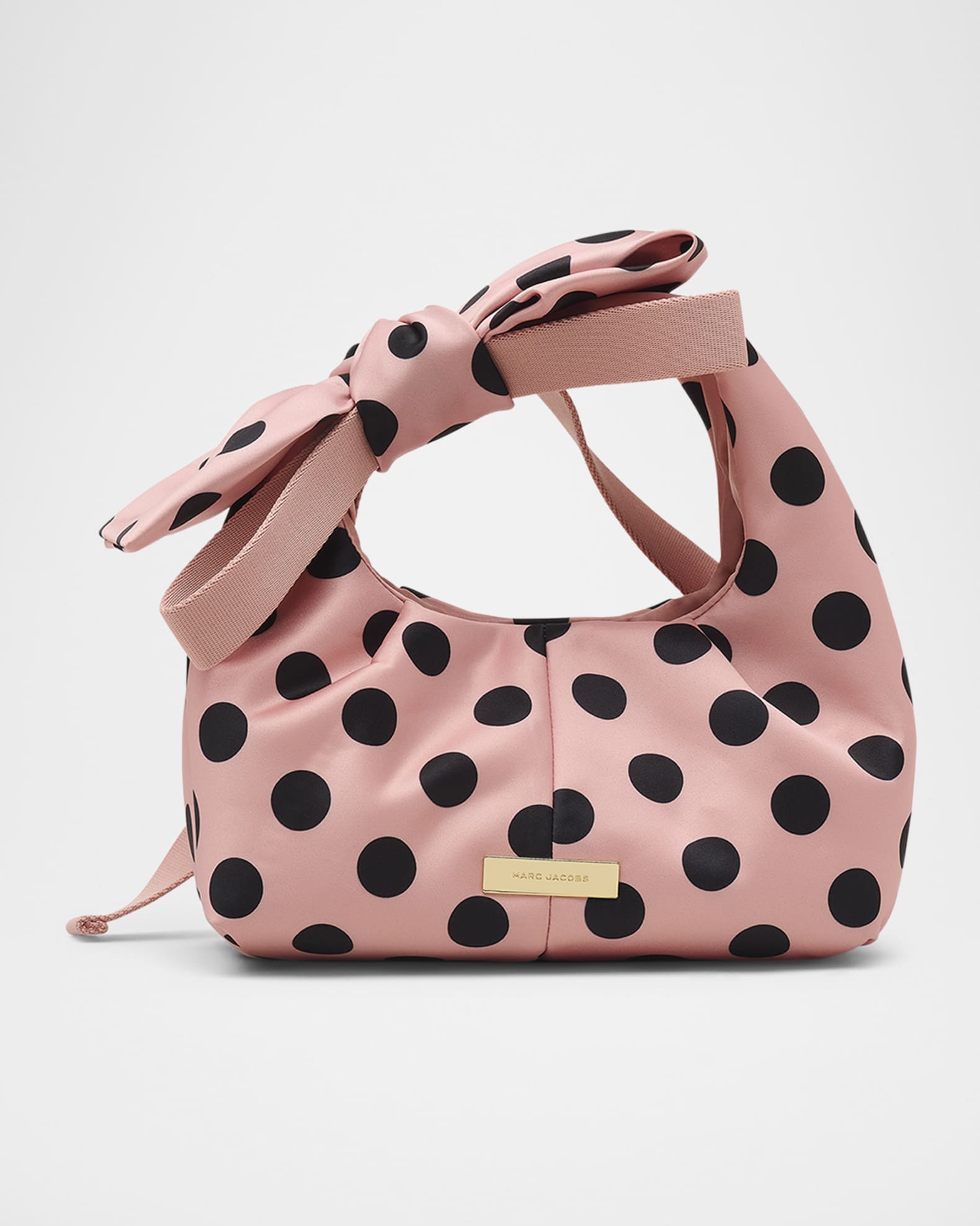 Marc Jacobs The Sack Mini Polka Dot Satin Shoulder Bag | Neiman Marcus