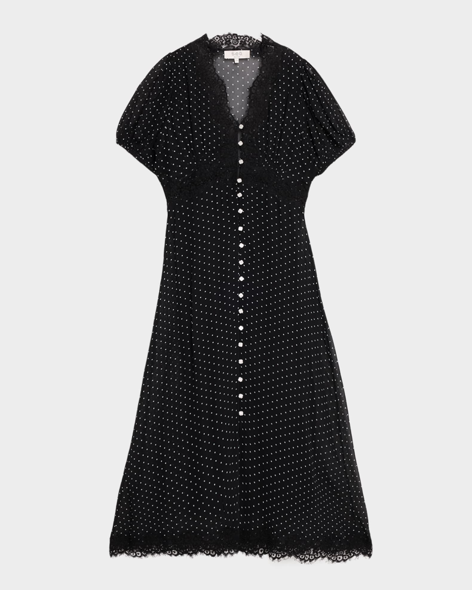 knee length dresses for ladies Celestial Crystalline Midi Dress– Teuta Matoshi