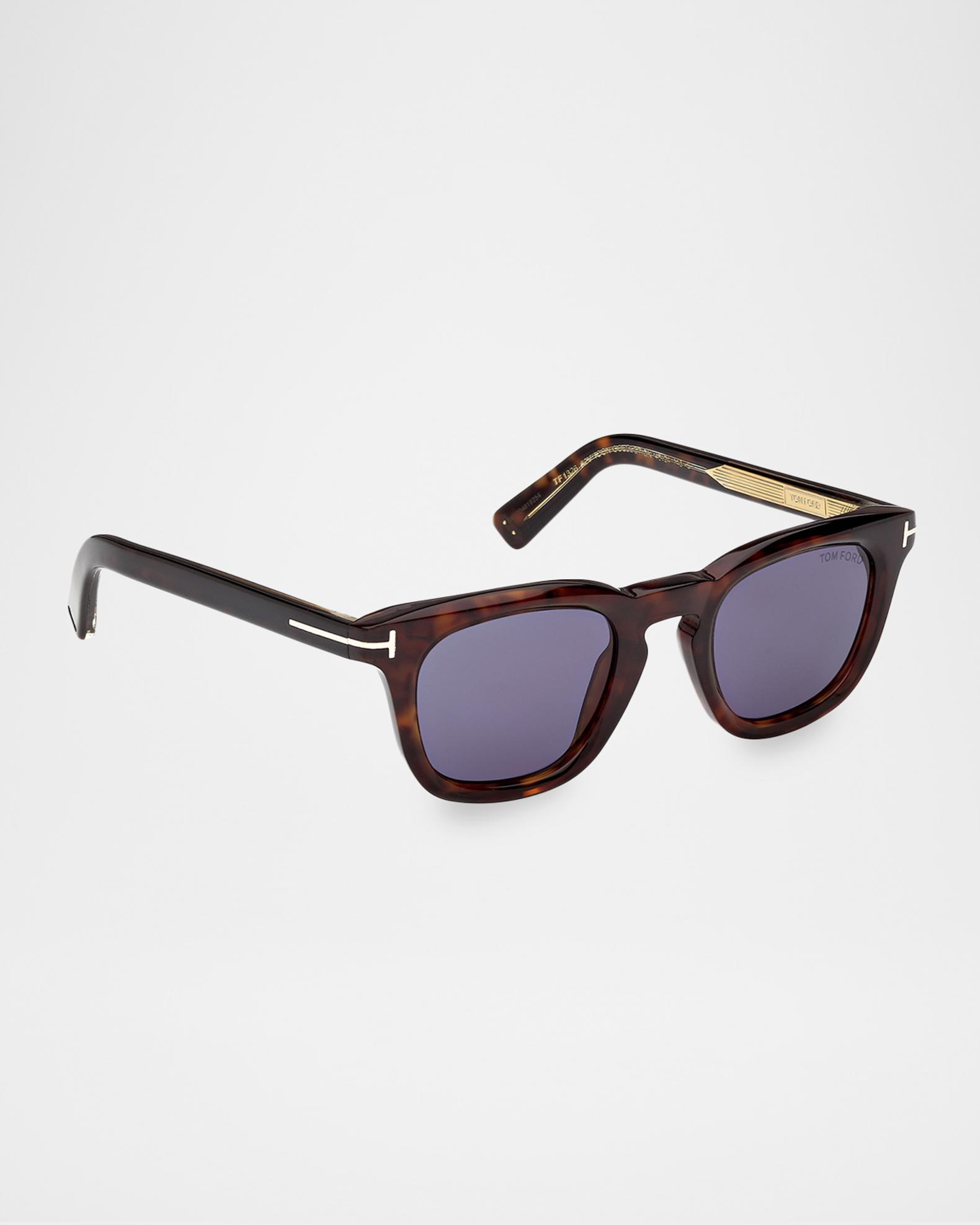 TOM FORD Icon 48mm Acetate Square Sunglasses | Neiman Marcus