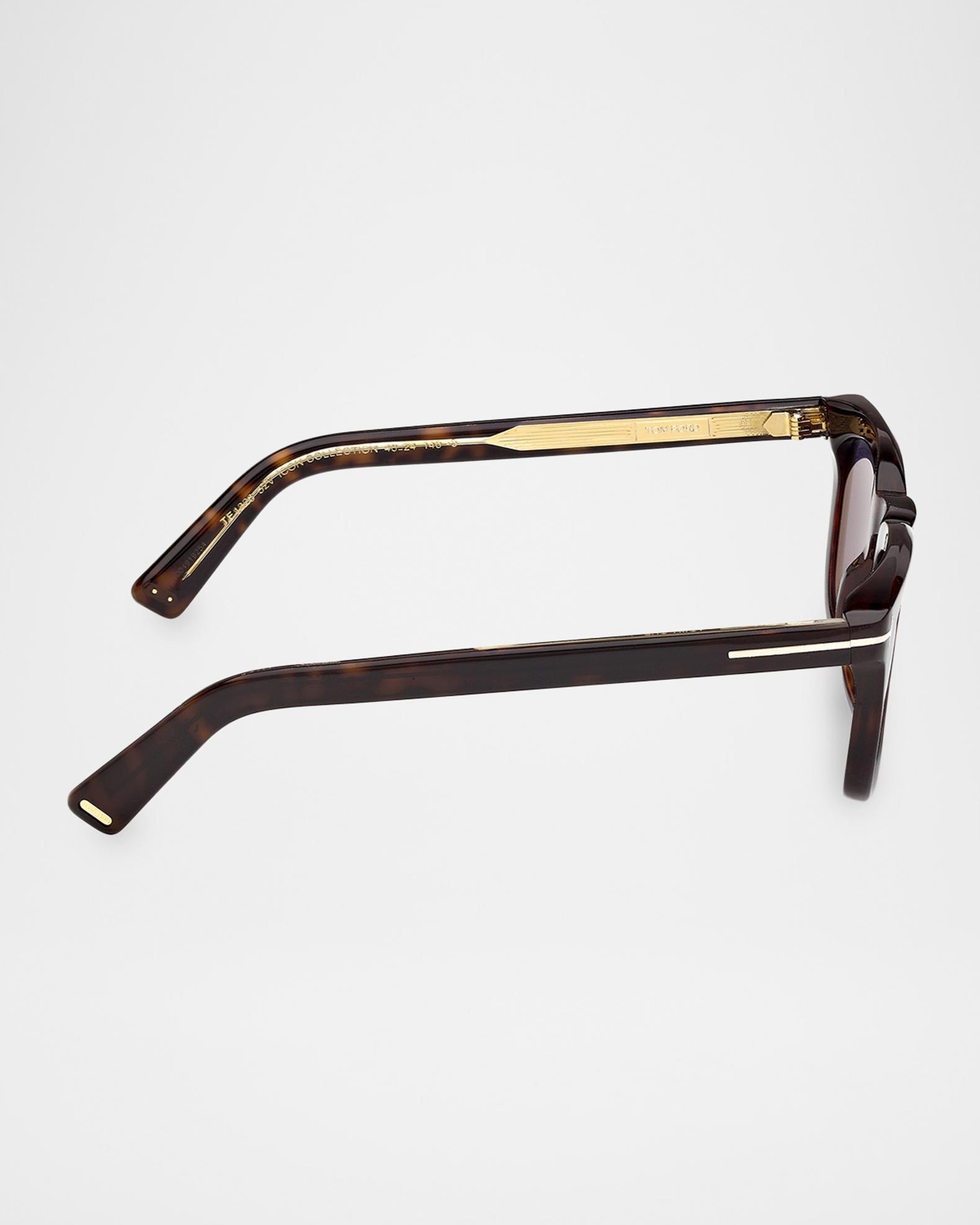 TOM FORD Icon 48mm Acetate Square Sunglasses | Neiman Marcus display picture 2