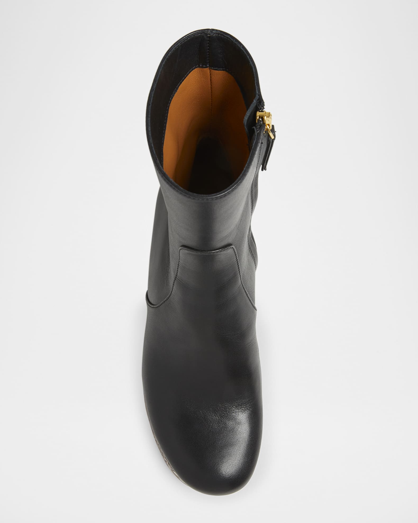 Chloe Maxime Leather Platform Ankle Boots Neiman Marcus