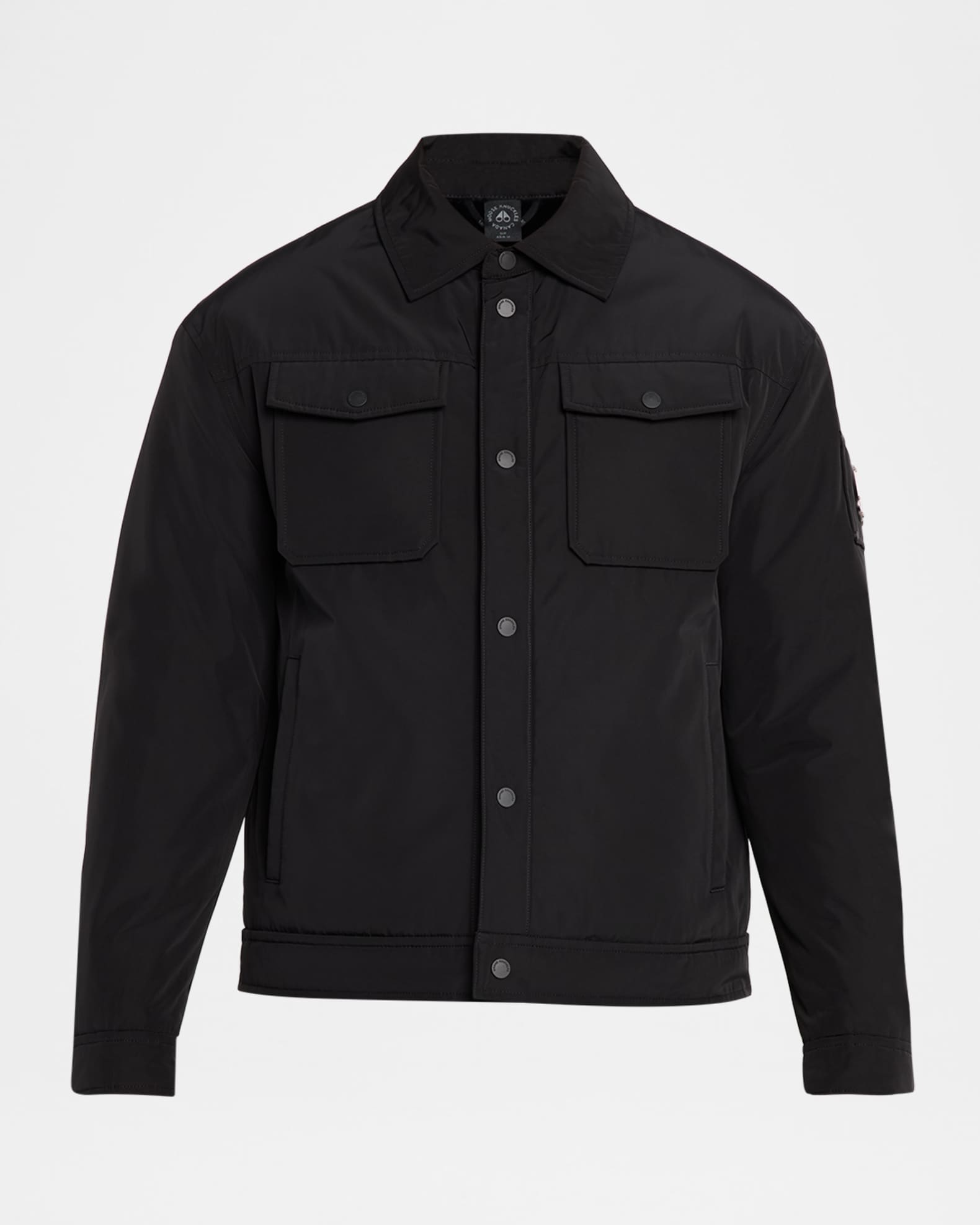 Moose Knuckles Men's Jacques Bunny Shirt Jacket | Neiman Marcus