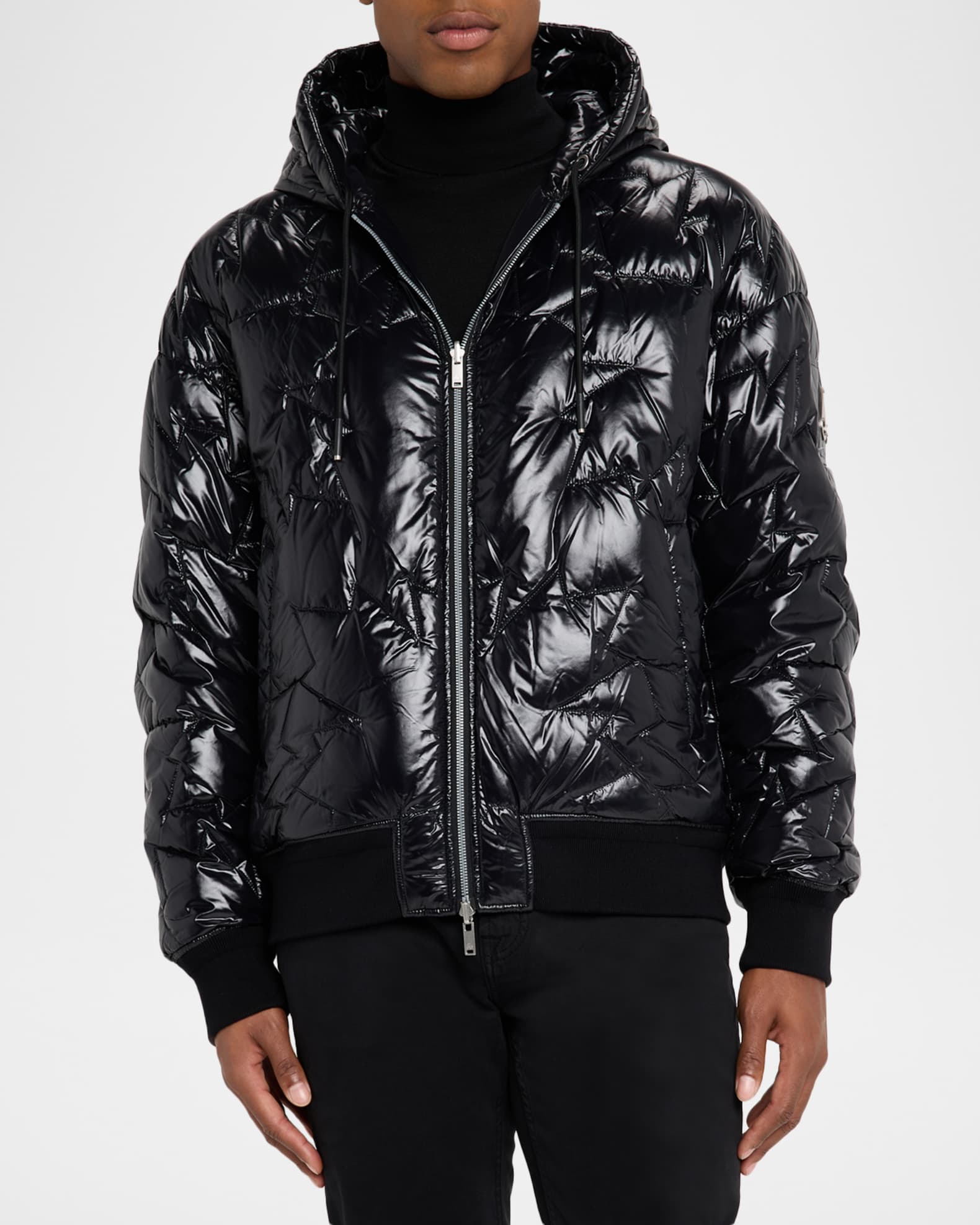 Moose Knuckles Men's Briar Hoodie Down Jacket | Neiman Marcus