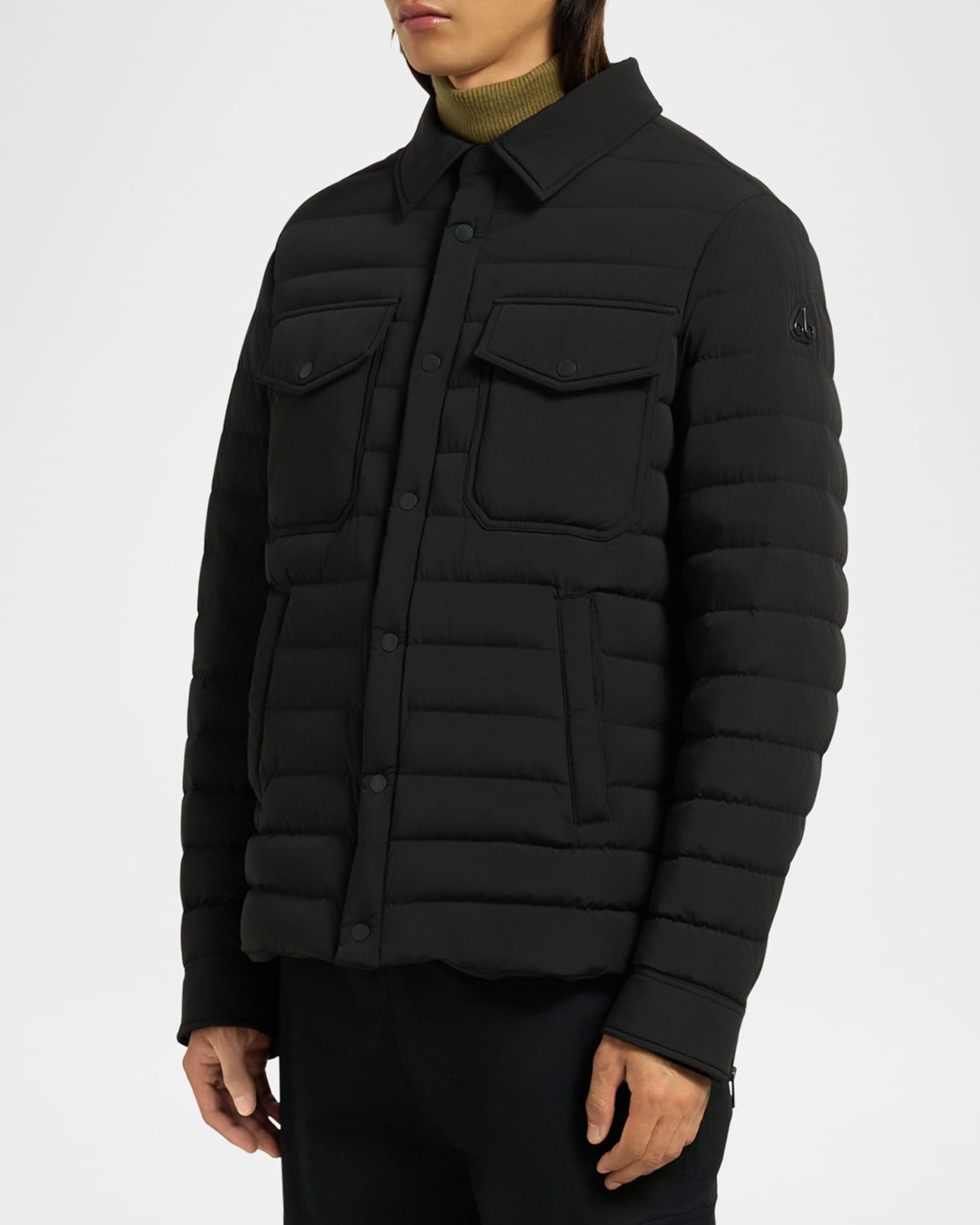 Moose Knuckles Men's Lennox Shirt Jacket | Neiman Marcus