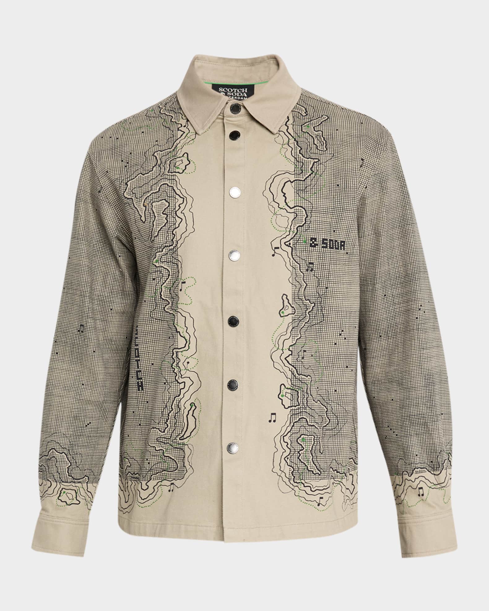 Scotch & Soda - Chemise avec col à pois - Scotch & Soda - Pickture