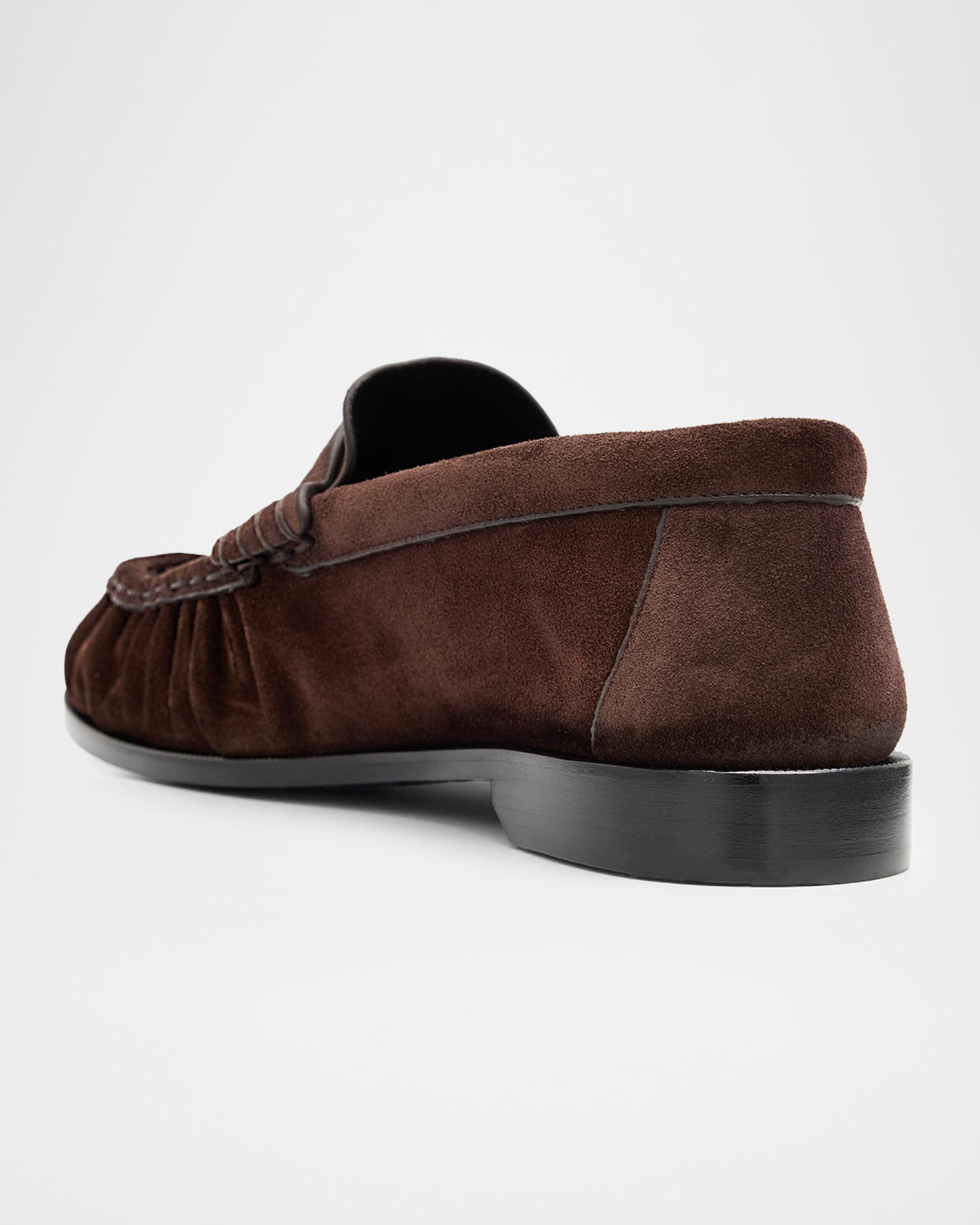 Saint Laurent Le Suede YSL Penny Loafers | Neiman Marcus
