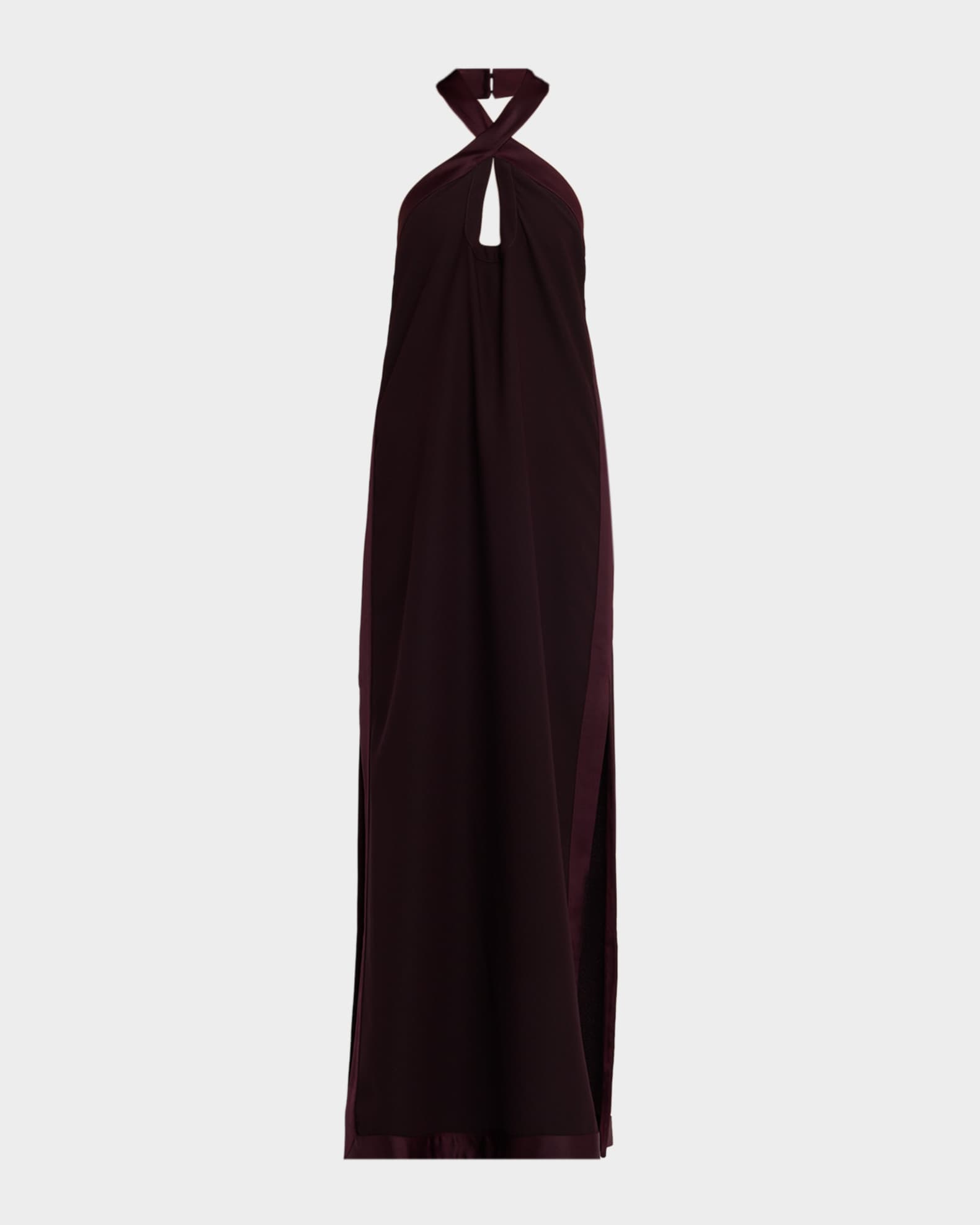 ONE33 Social - Maxi Dresses - The Liana Halter Gown - Plum 8