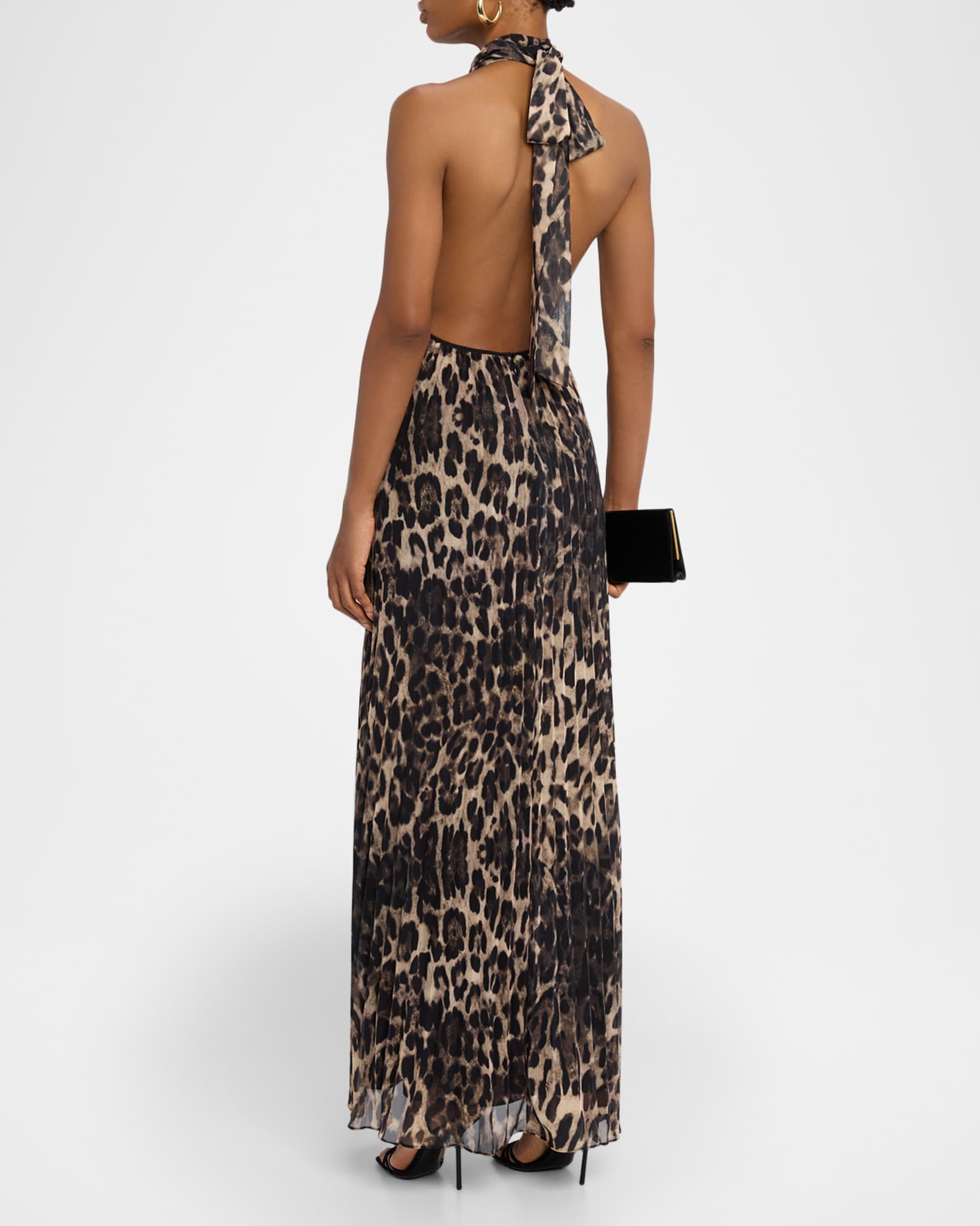halter white silk dress The Muse Dress main image 1