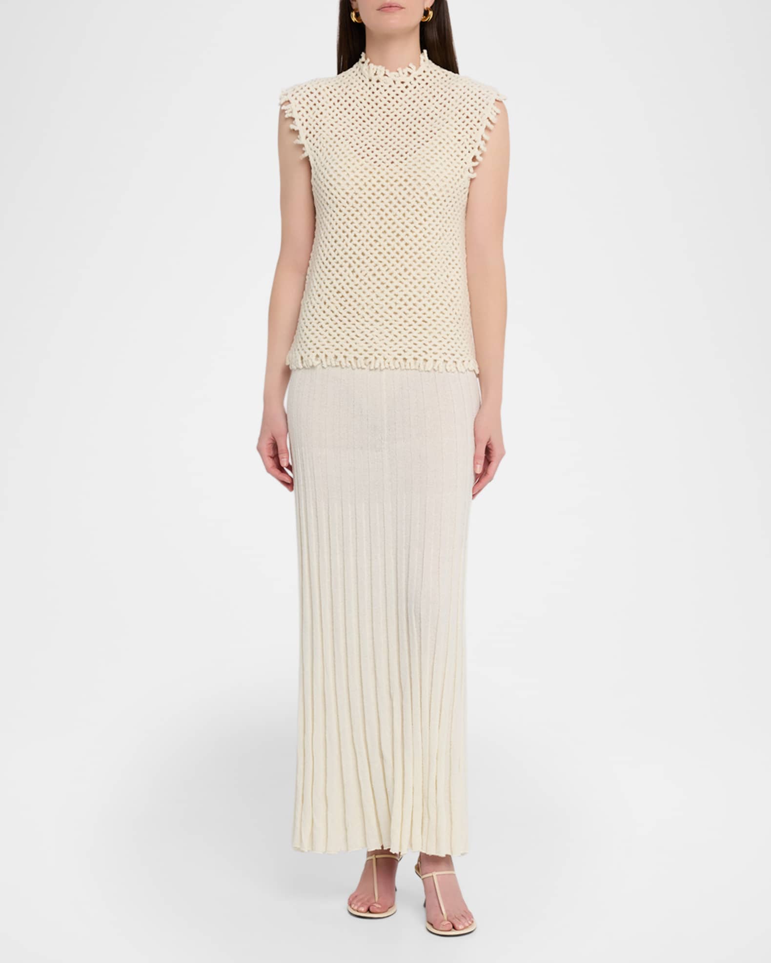 white christmas dresses Macrame Monument Dress | CHRISTOPHER ESBER