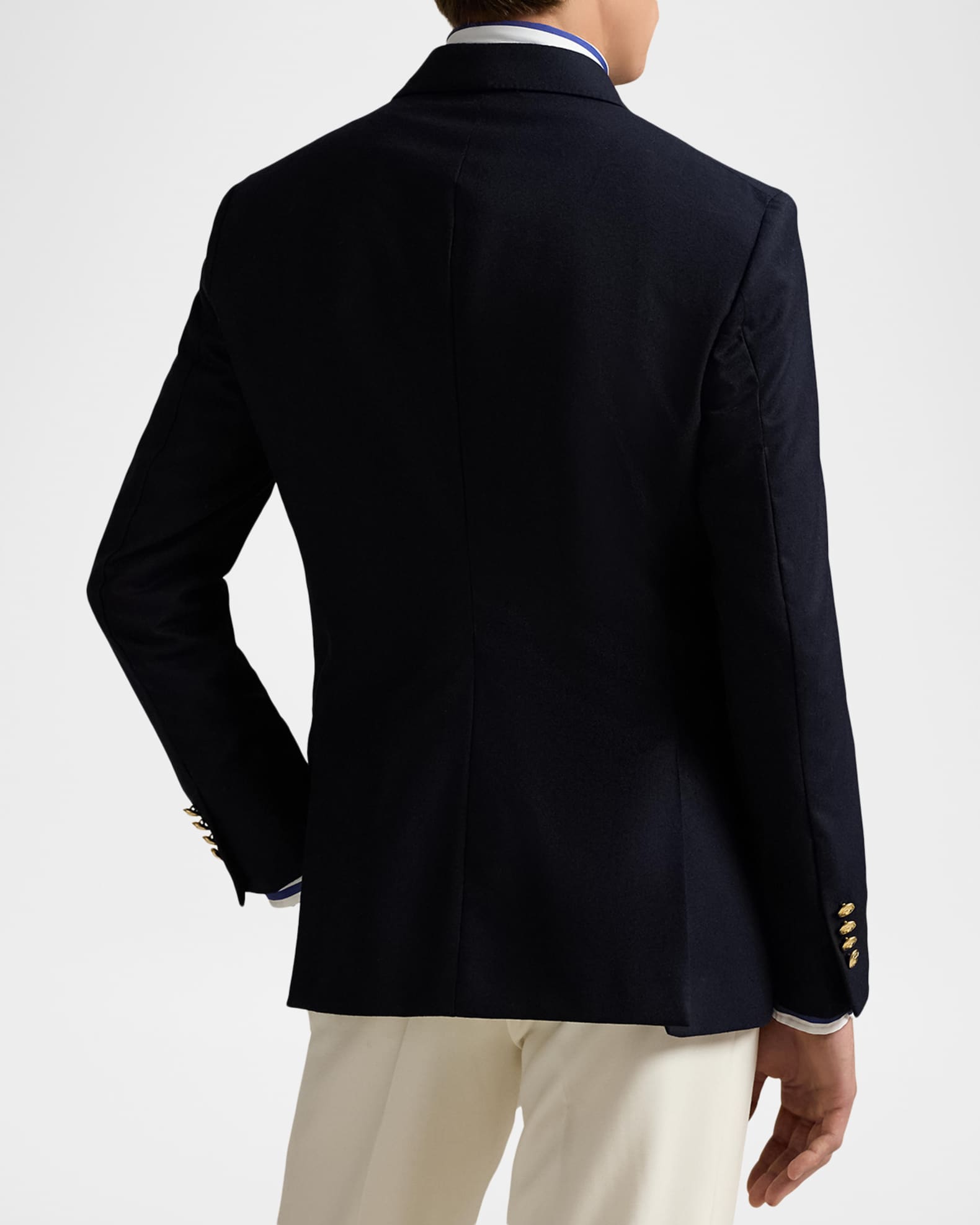 Polo Ralph Lauren Men's The Iconic Doeskin Double-Breasted Blazer