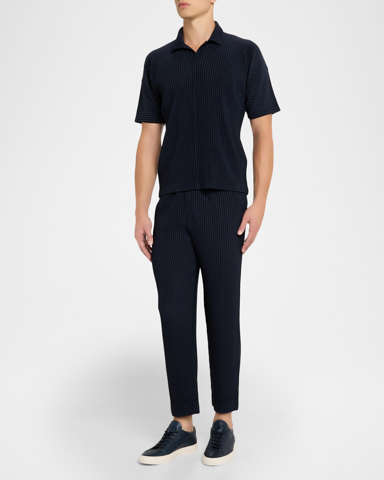 Homme Plisse Issey Miyake Men's Basics Pleated Trousers | Neiman