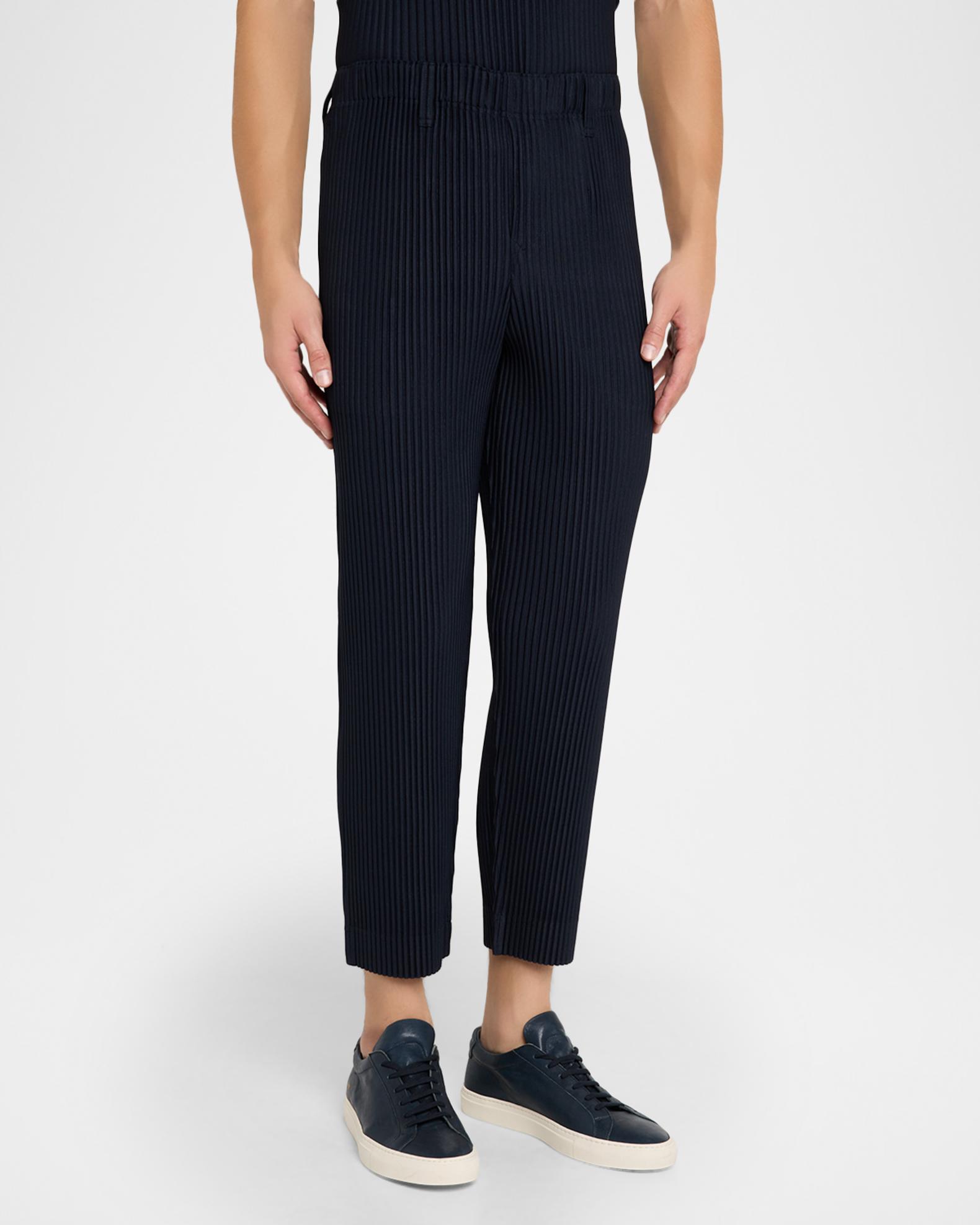Homme Plissé Issey Miyake Men's Basics Pleated Trousers | Neiman