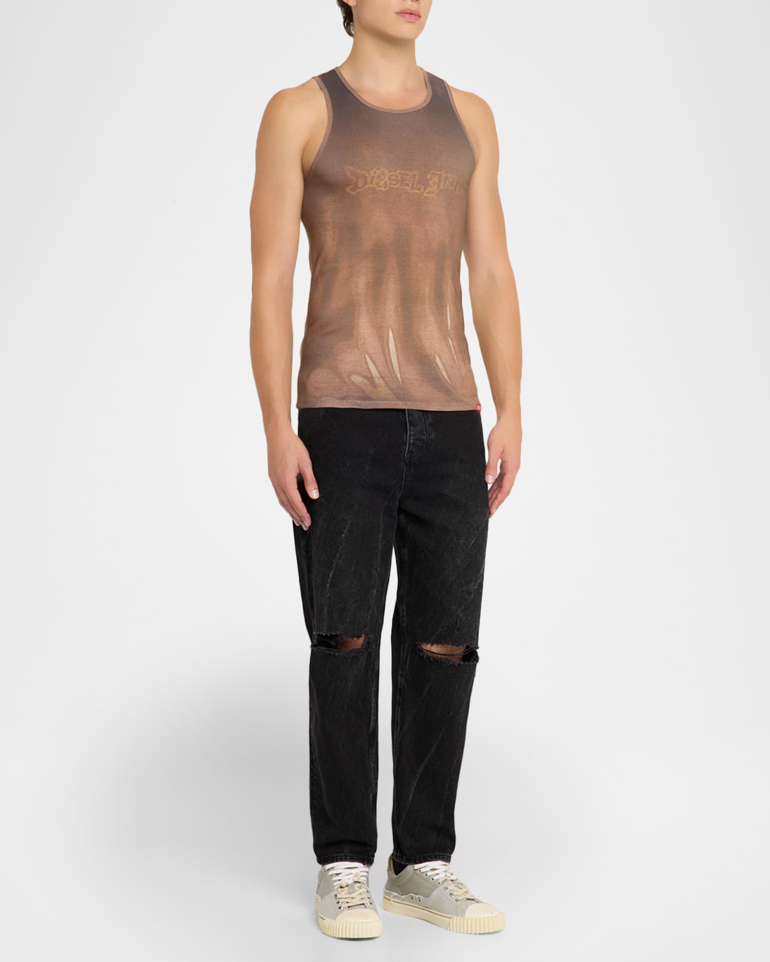 Diesel Men's T-Lifty Slim Fit Graphic Tank Top | Neiman Marcus