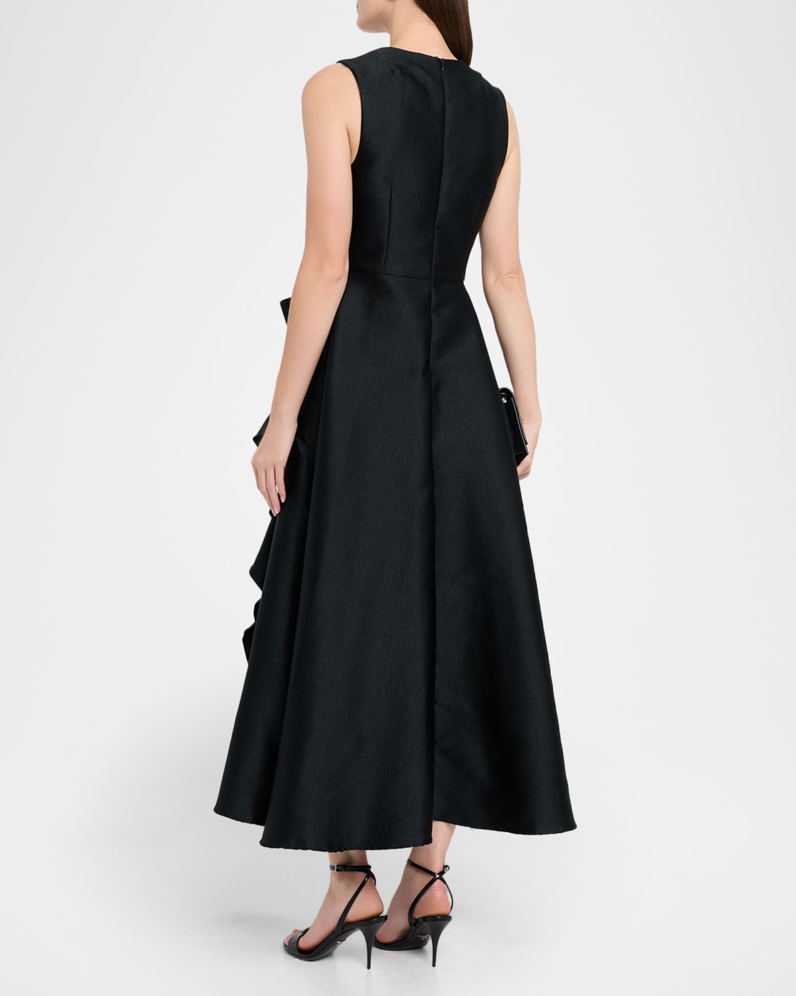 Shoshanna Women's Mikado Leo Dress - Black - Size 2 - Jet