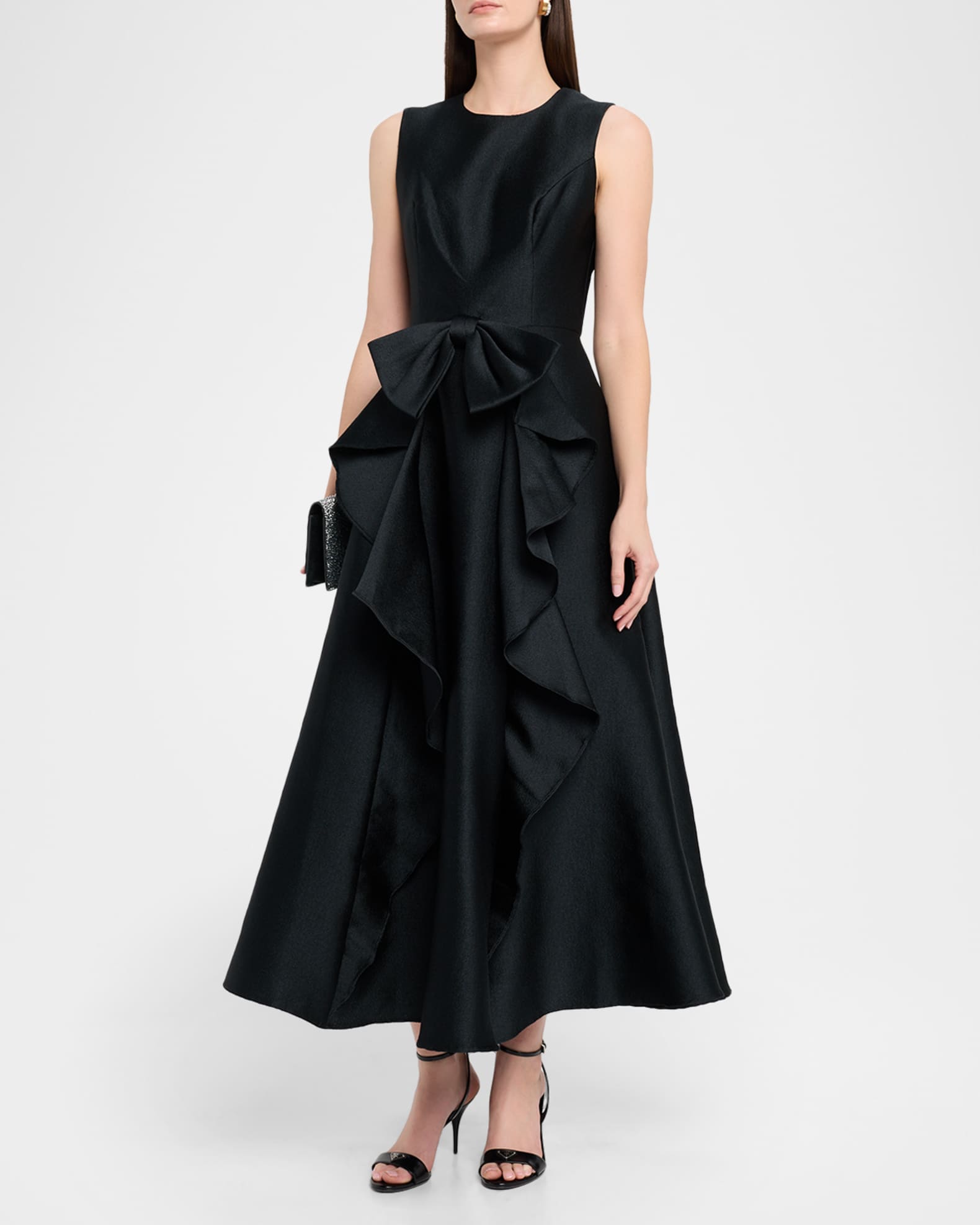 knee length dresses for ladies Navy Sequin Dress