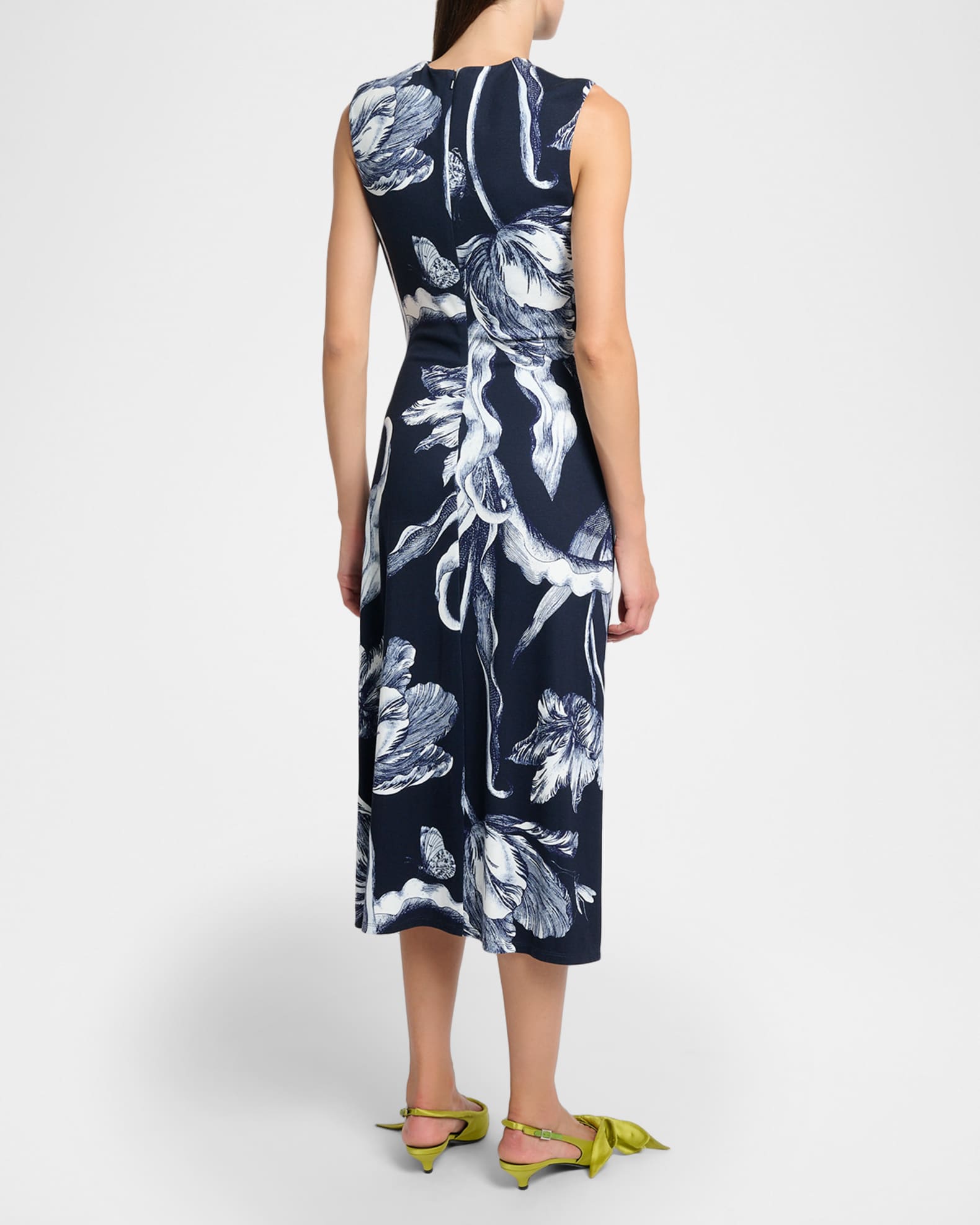 manning cartell forbidden fruit midi dress Double Time Pleat Dress