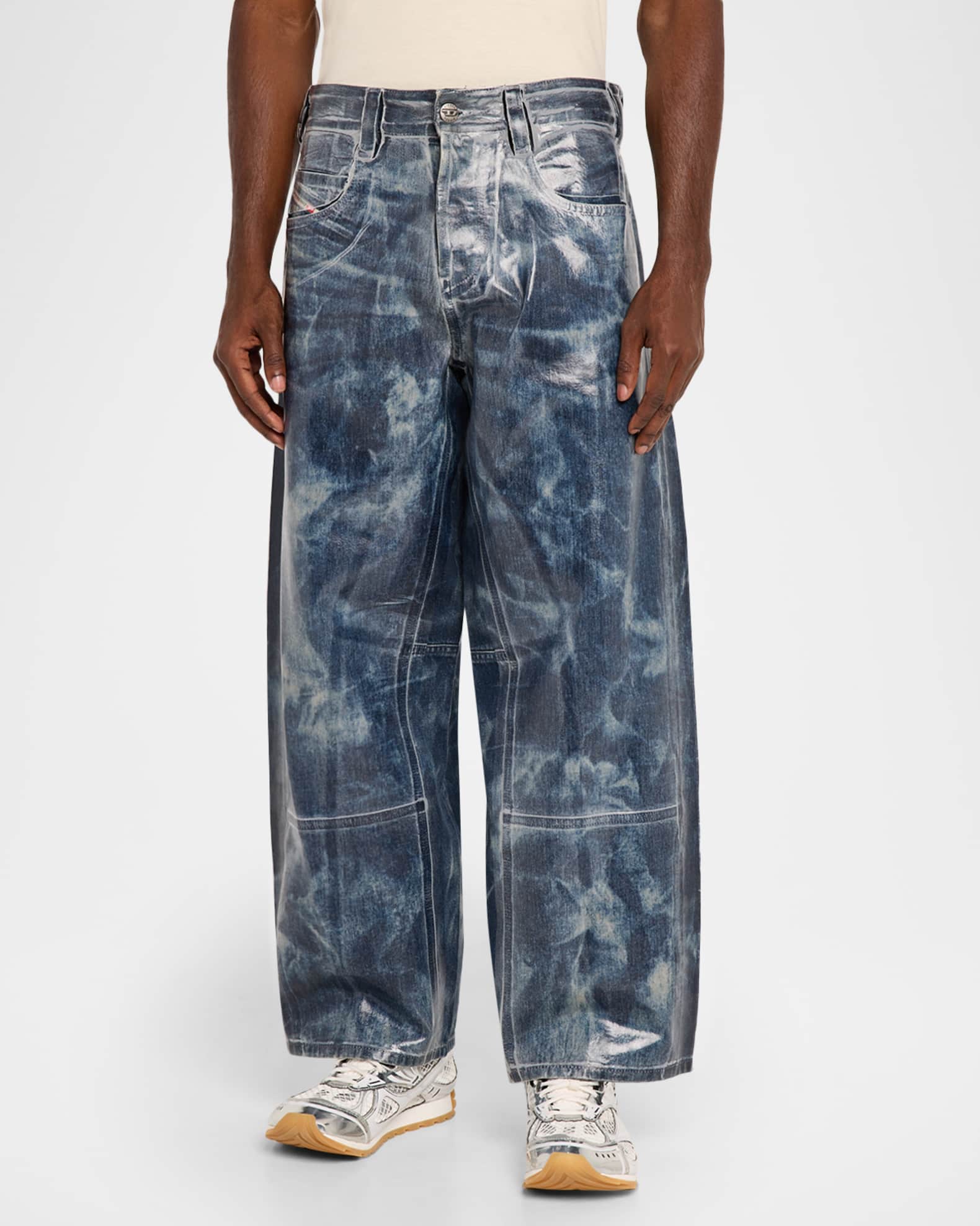 Diesel Men's 1997 D-enim-m 007cu Relaxed Wide-Leg Jeans | Neiman