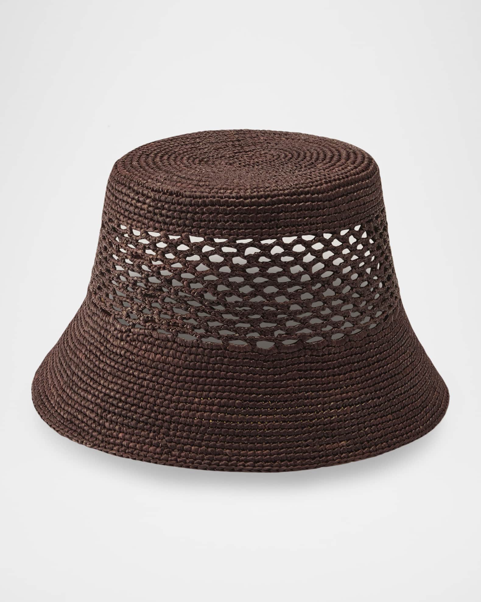 HELEN KAMINSKI ラフィアハット HINA Helen Kaminski Hana Raffia Bucket Hat | Neiman Marcus