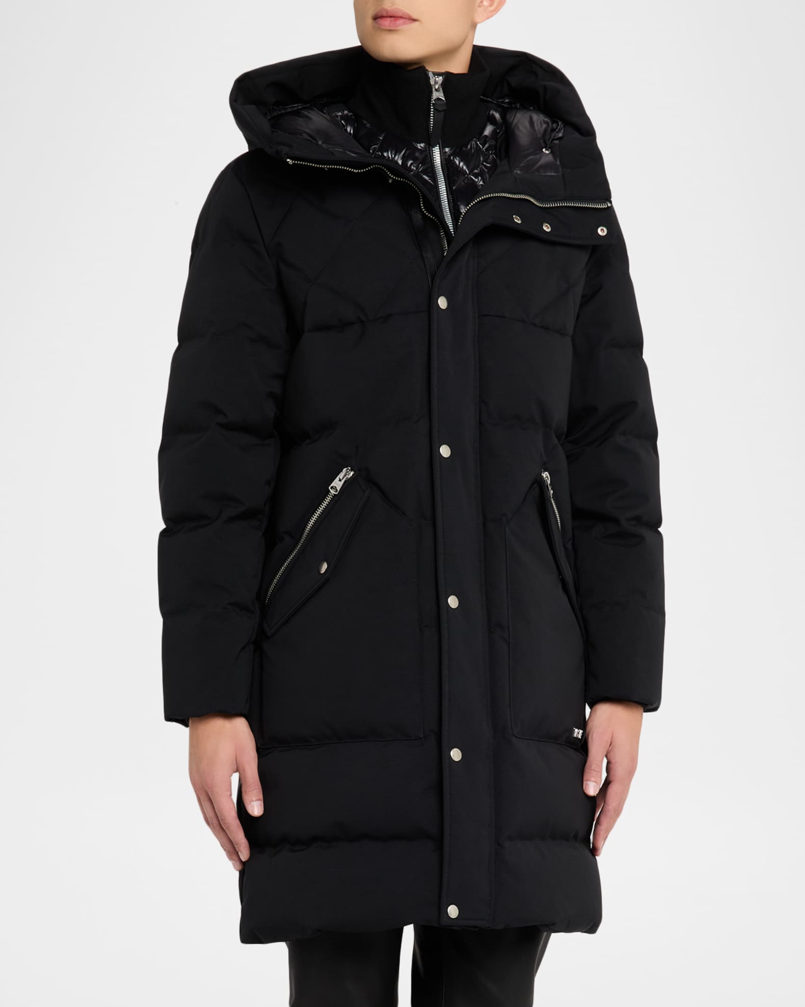 Mackage Men's Werner-Z Quilted Down Parka with Removable Bib