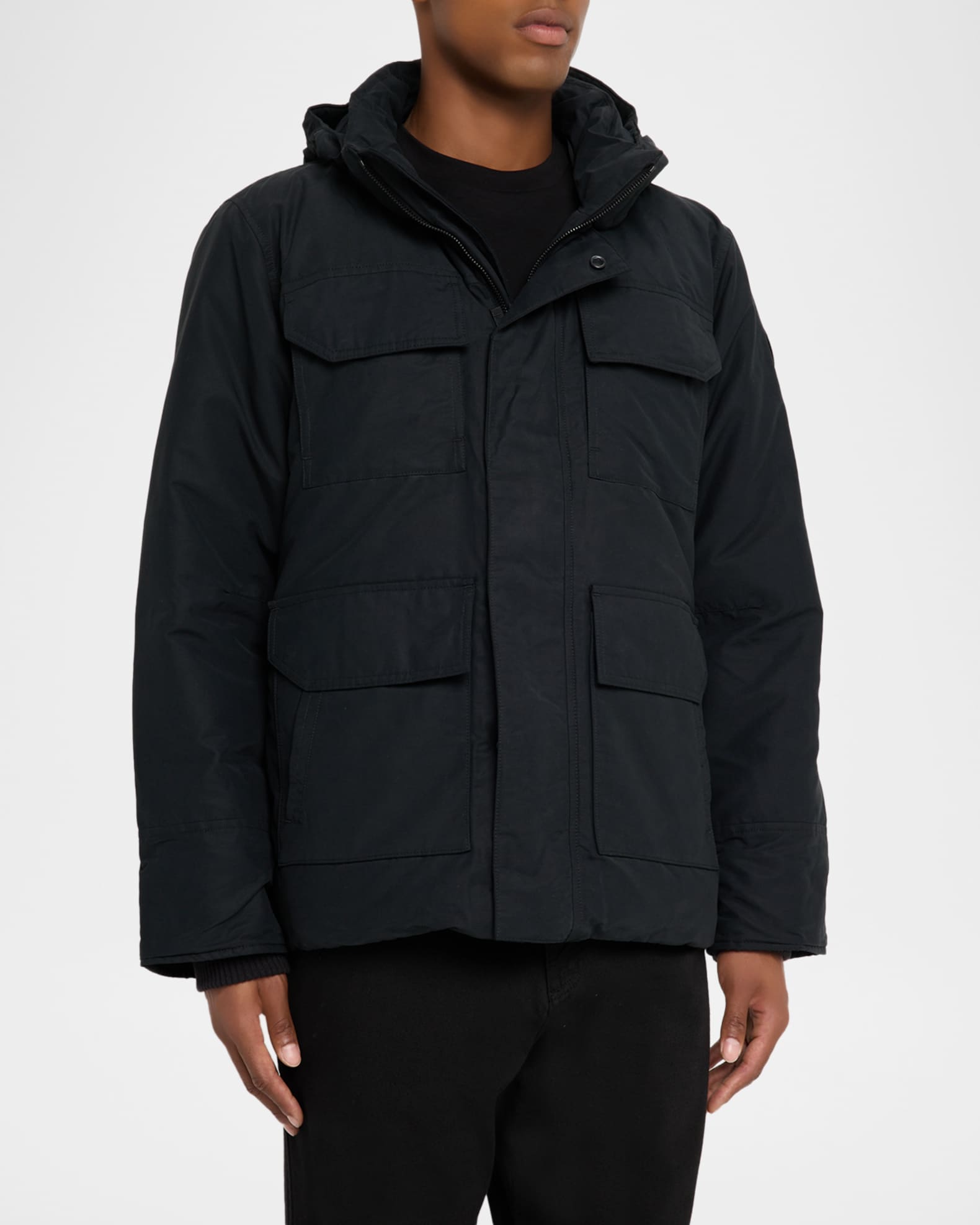   MAITLAND PARKA Mサイズ Canada Goose Men's Maitland Canvas Parka | Neiman Marcus