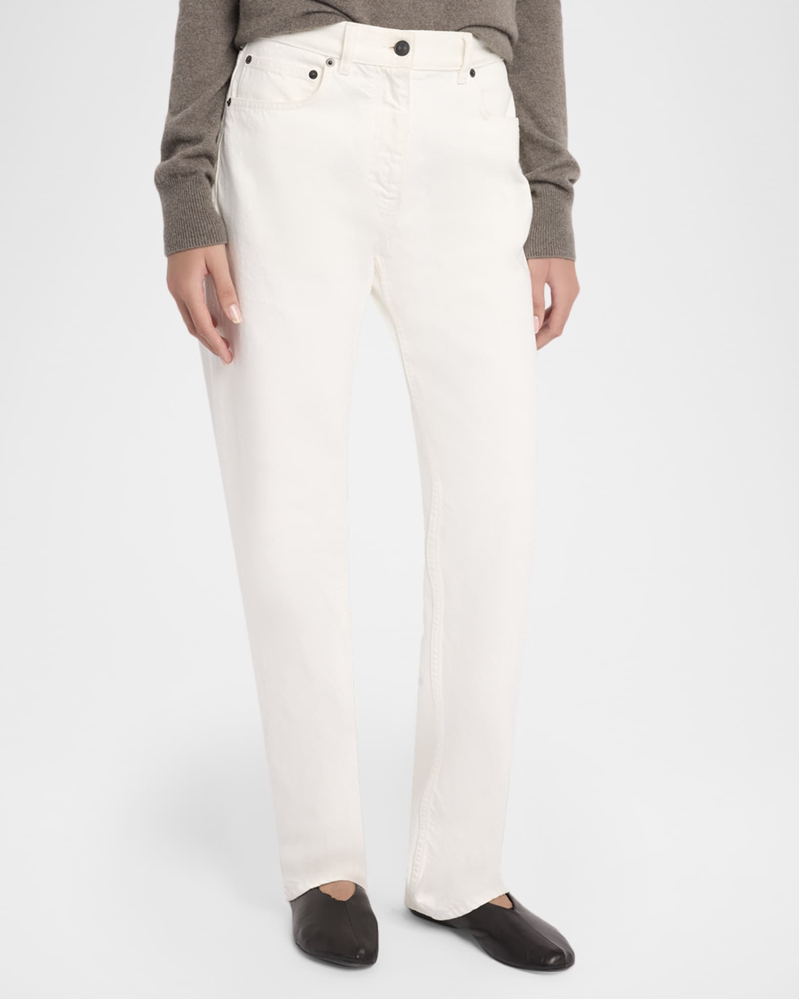 THE ROW Burty Straight-Leg Jeans | Neiman Marcus