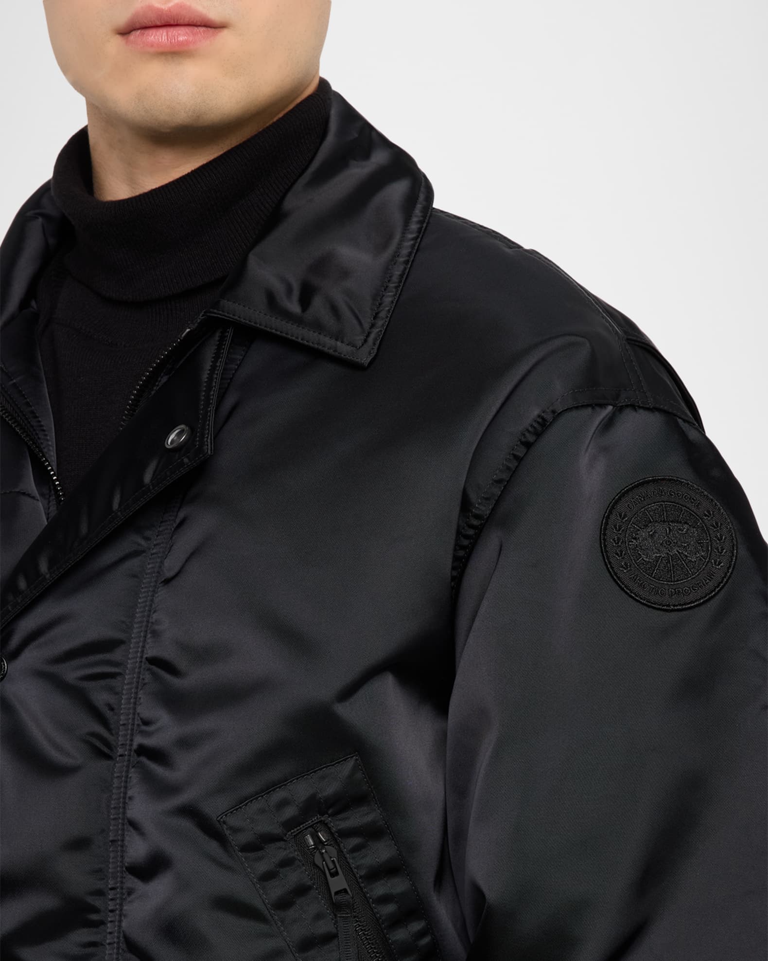 Canada Goose Men's Seguin Aviator Bomber Jacket | Neiman Marcus