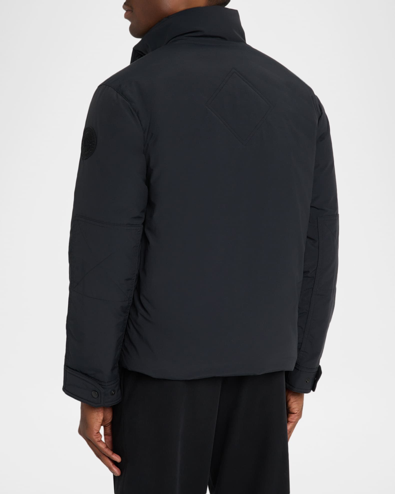 Canada Goose Men's Kirby Padded Ripstop Snap-Front Jacket | Neiman