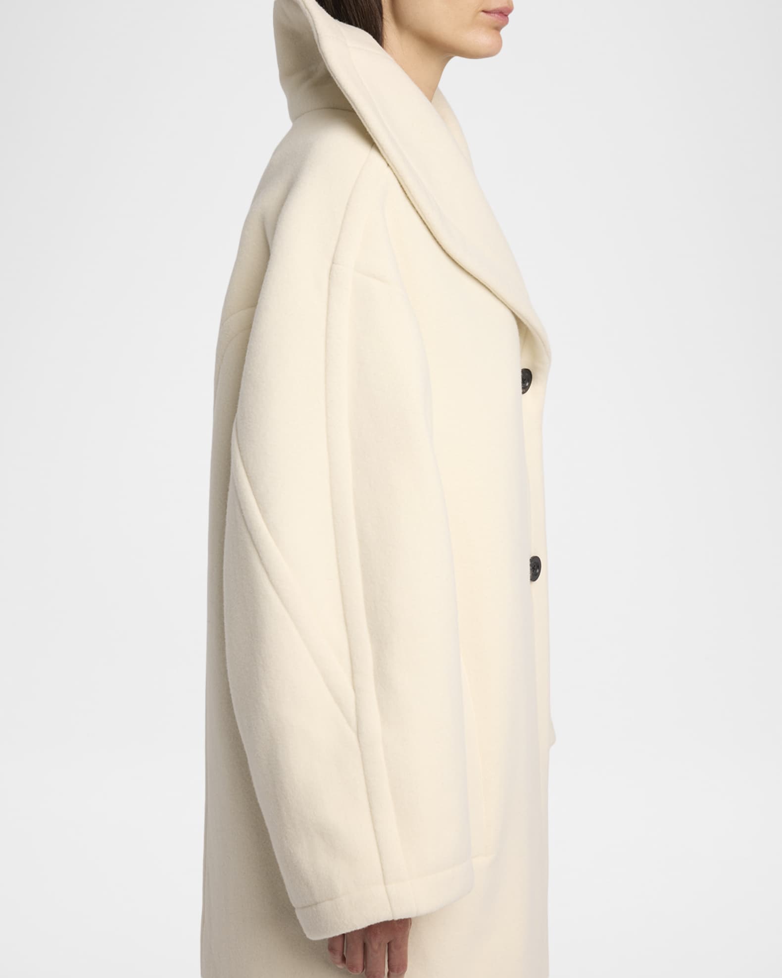 THE ROW Regino Double-Breasted Oversized Wool Coat | Neiman Marcus