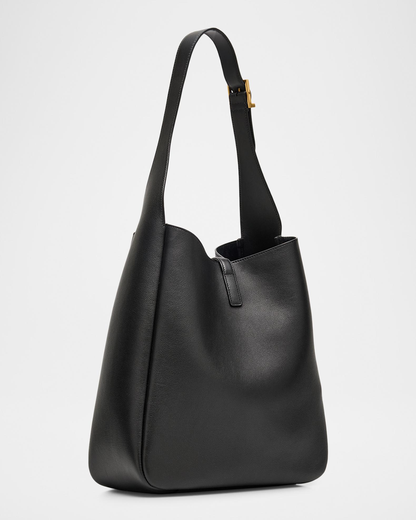 Saint Laurent Le 5 À 7 Large YSL Shoulder Bag in Grain Leather