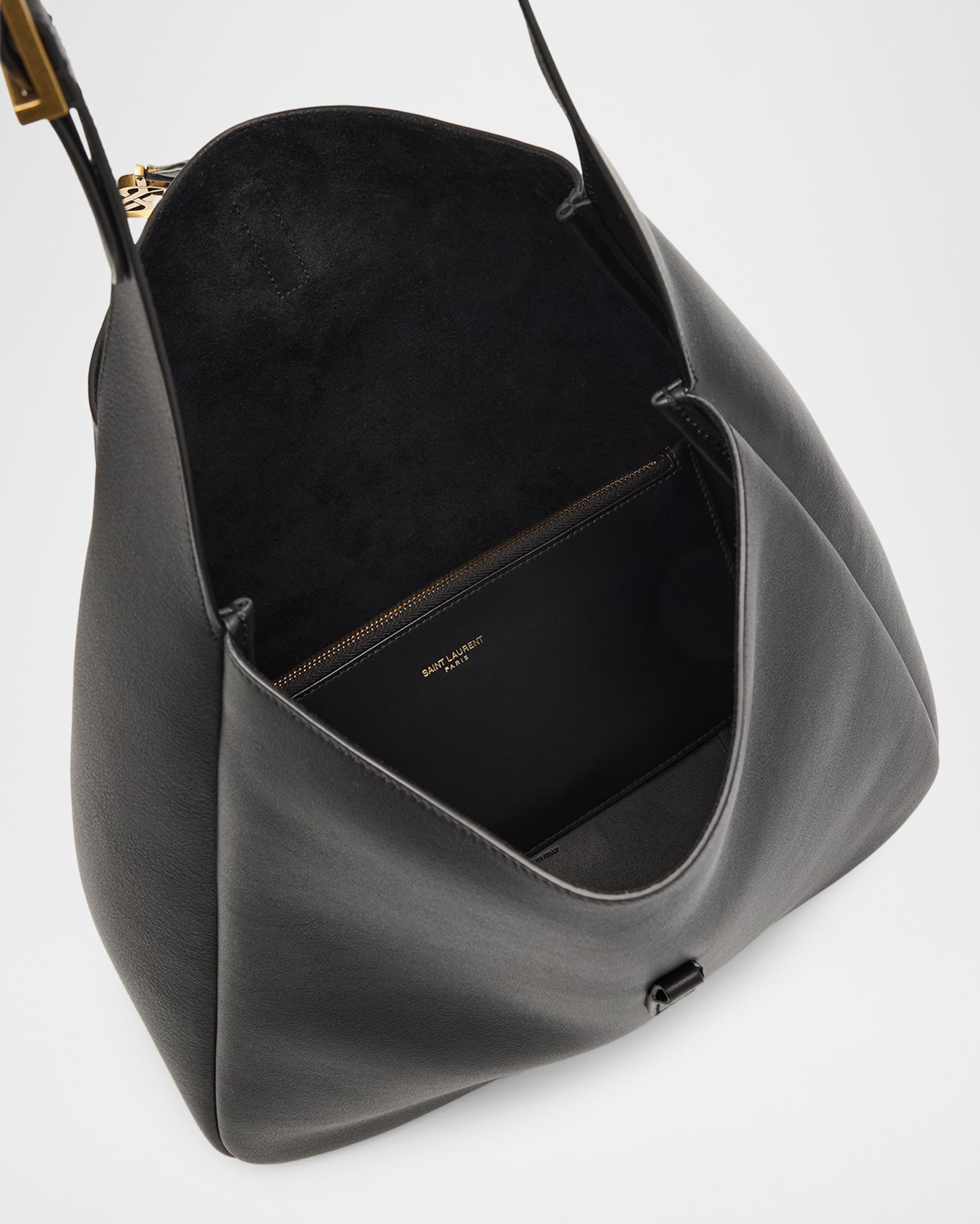 Saint Laurent Le 5 À 7 Large YSL Shoulder Bag in Grain Leather