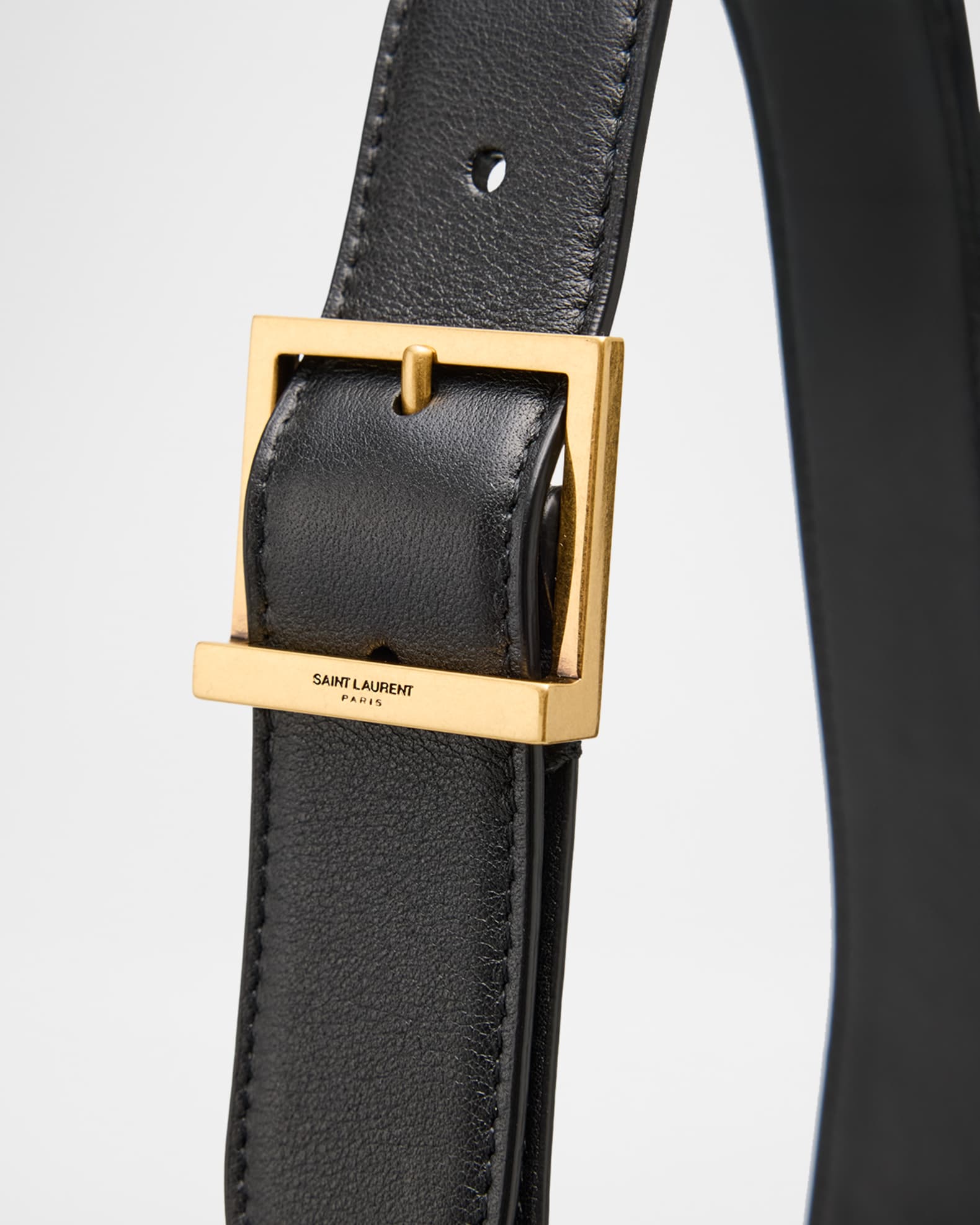 Saint Laurent Le 5 À 7 Large YSL Shoulder Bag in Grain Leather
