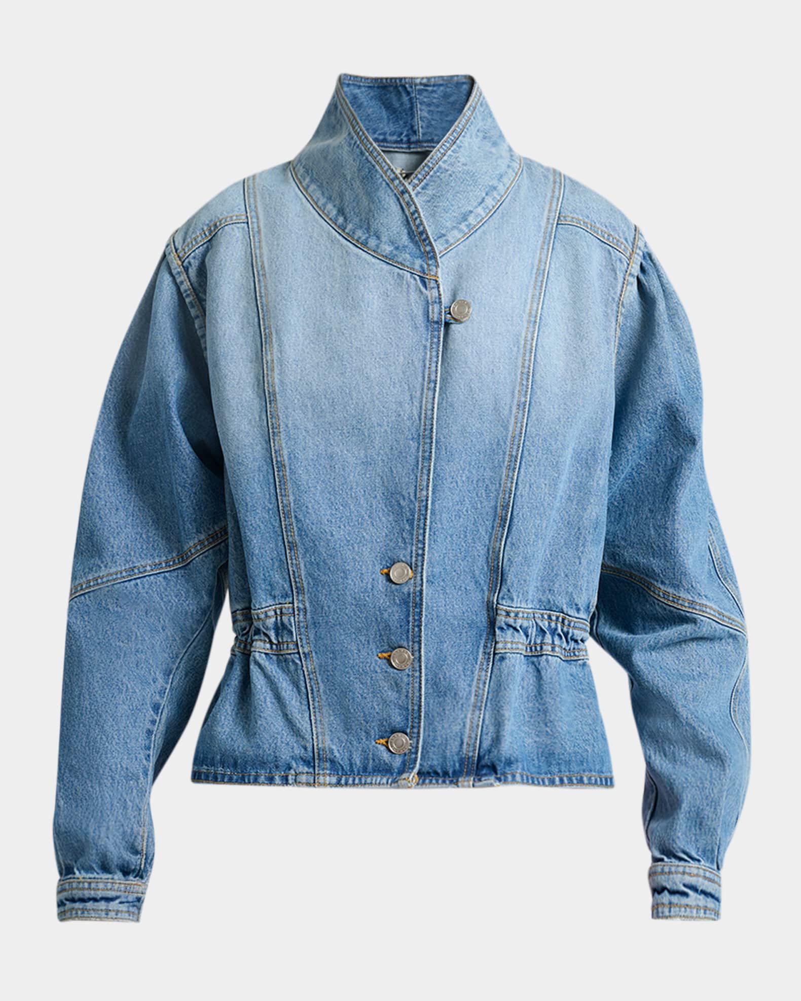 Isabel Marant Dolie Denim Jacket | Neiman Marcus