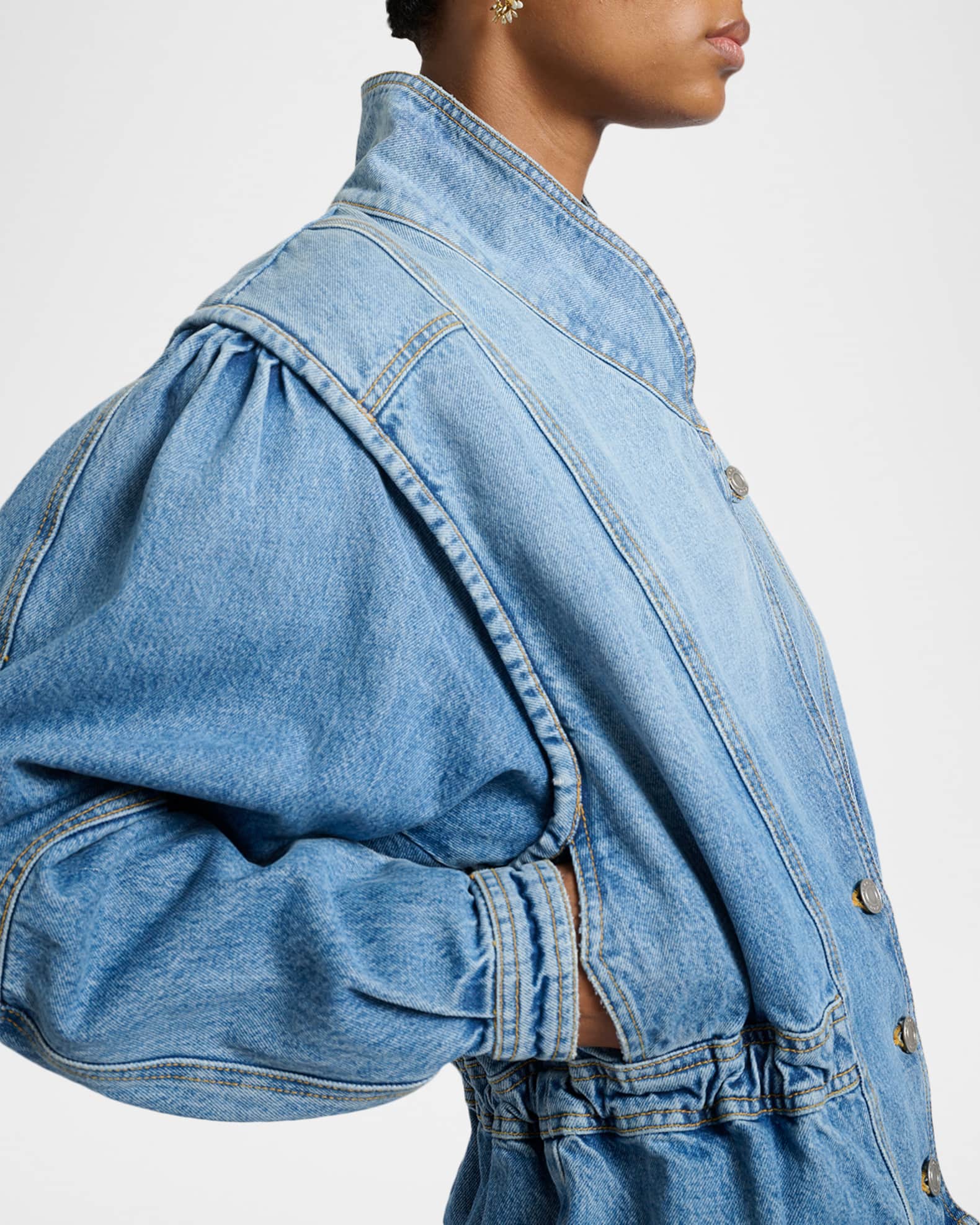 Isabel Marant Dolie Denim Jacket | Neiman Marcus