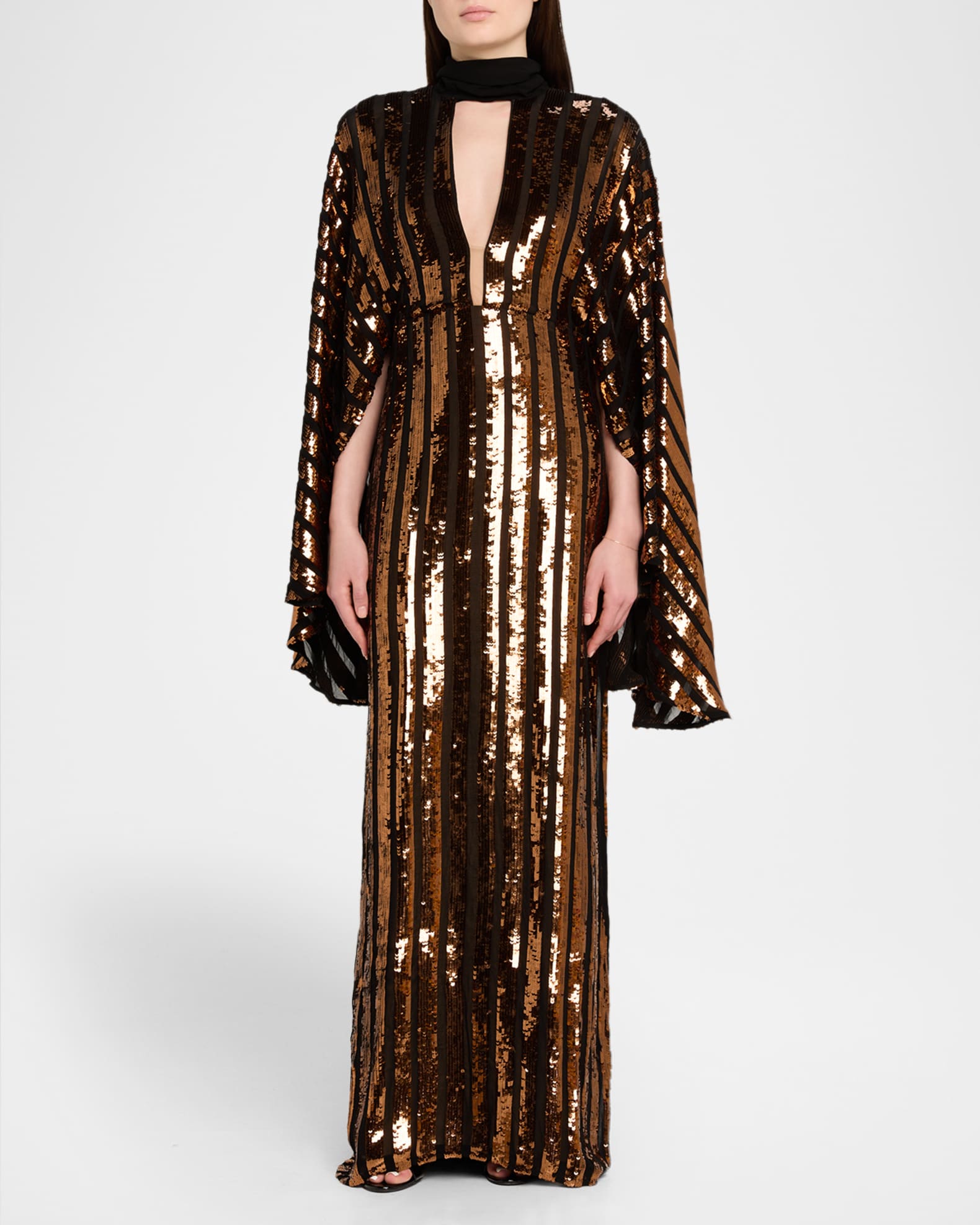 Johanna Ortiz Crystal Whispers Sequined Gown | Neiman Marcus