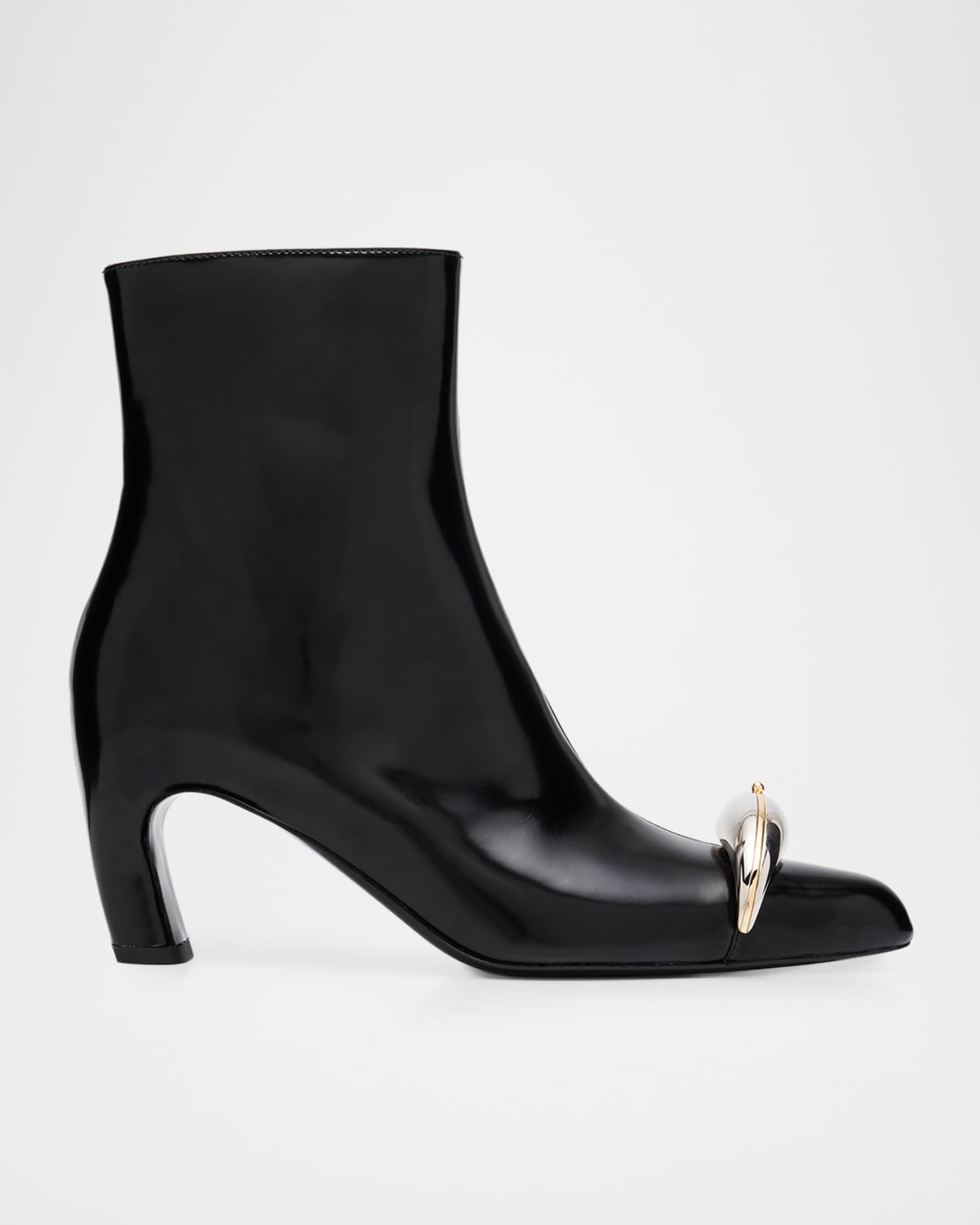 Tory Burch Pierced Leather Ankle Boots | Neiman Marcus