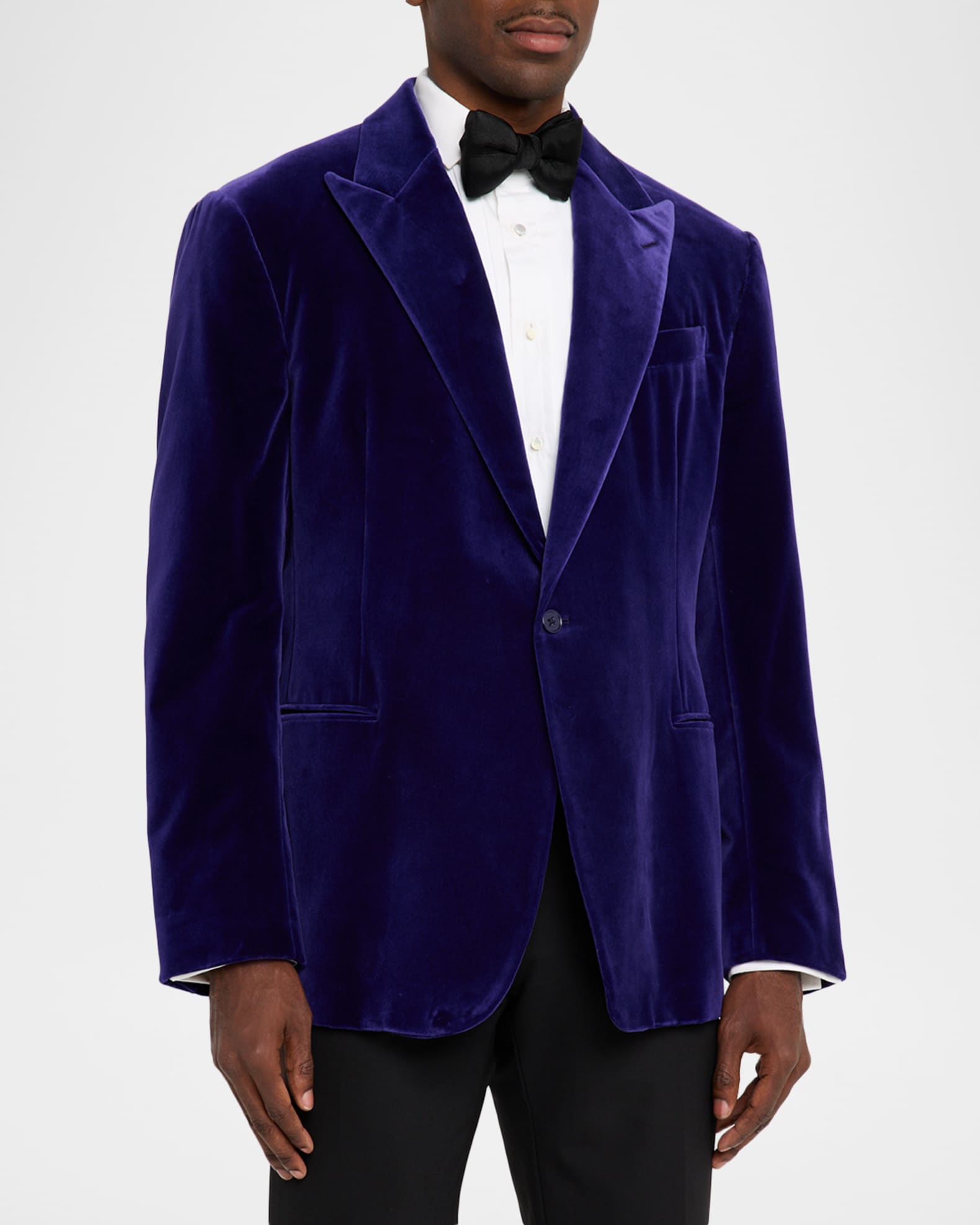 【ルーカン】RALPH LAUREN Purple Label ダブル Ralph Lauren Purple Label Men's Kent Hand-Tailored Velvet Double