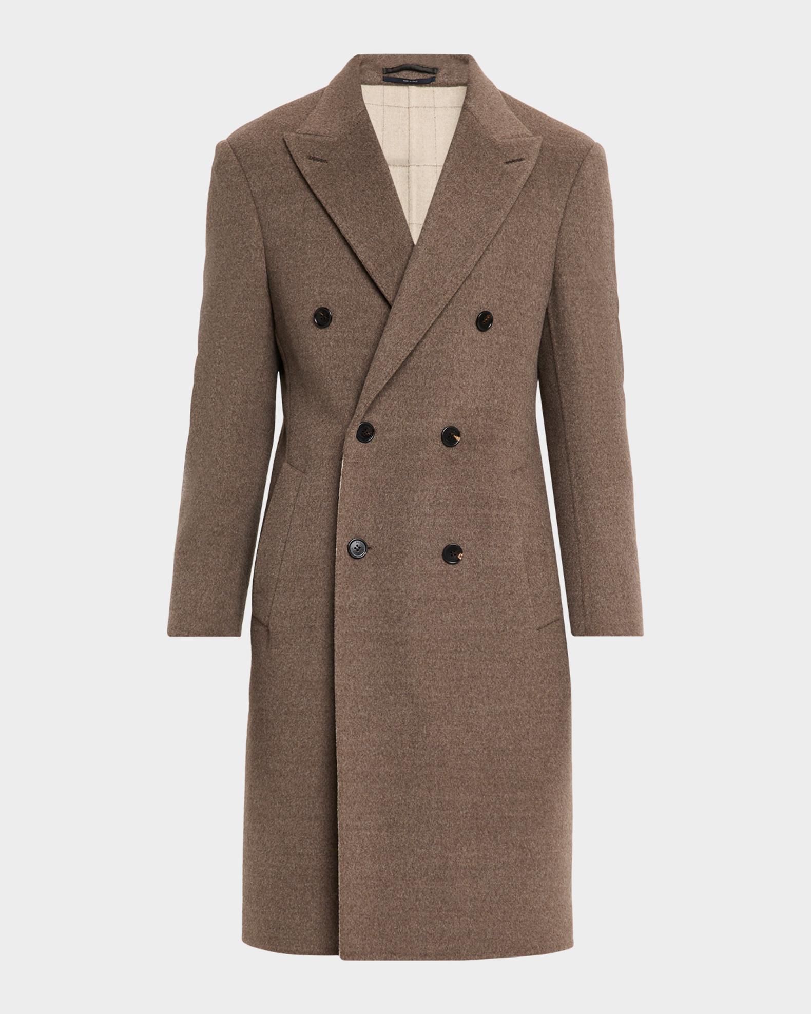 dunhill Men's Merino Wool Double Face Top Coat | Neiman Marcus