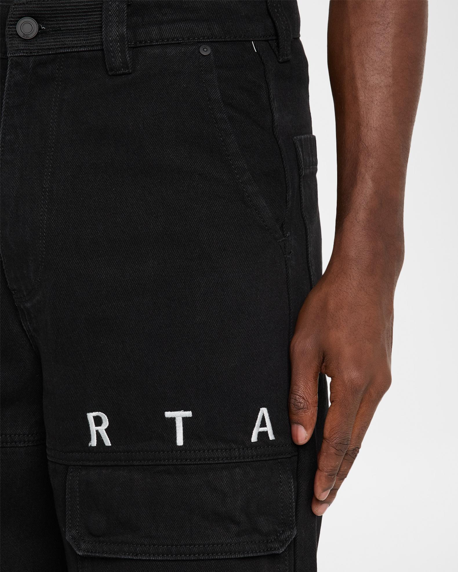 RTA Men's Wylie Wide-Leg Cargo Jeans | Neiman Marcus