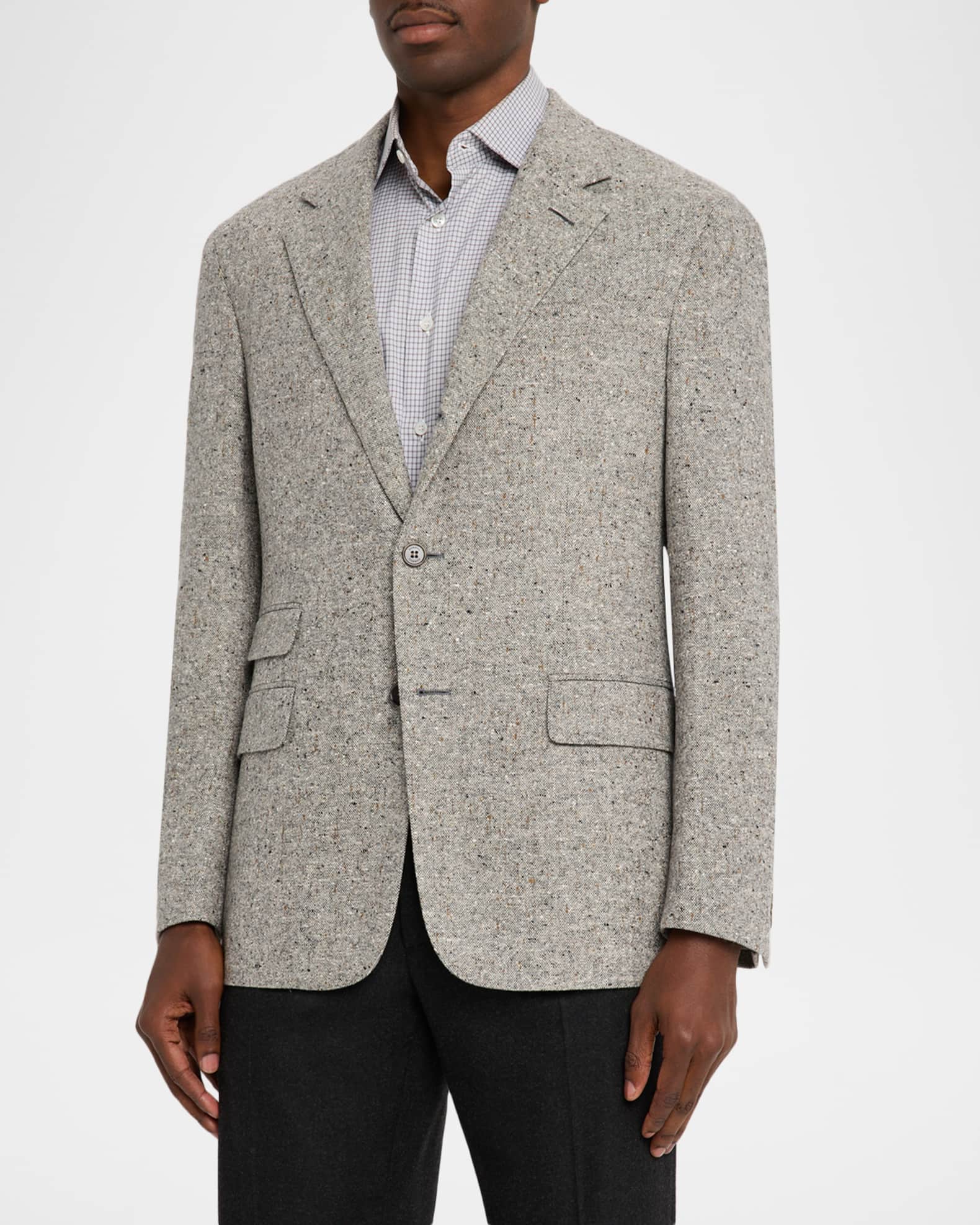 dunhill Men's Wool Tweed Donegal Single-Breasted Sport Coat