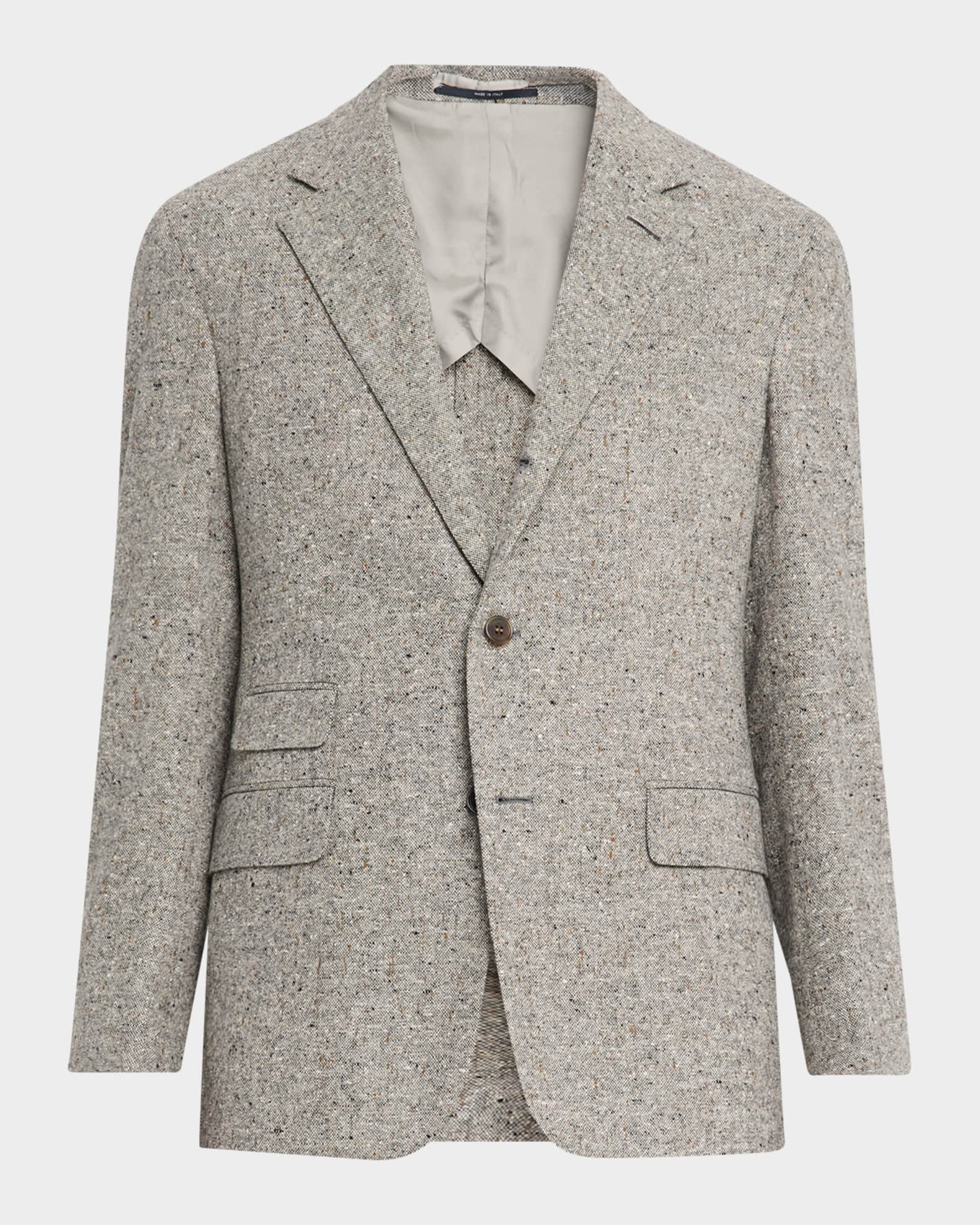 dunhill Men's Wool Tweed Donegal Single-Breasted Sport Coat