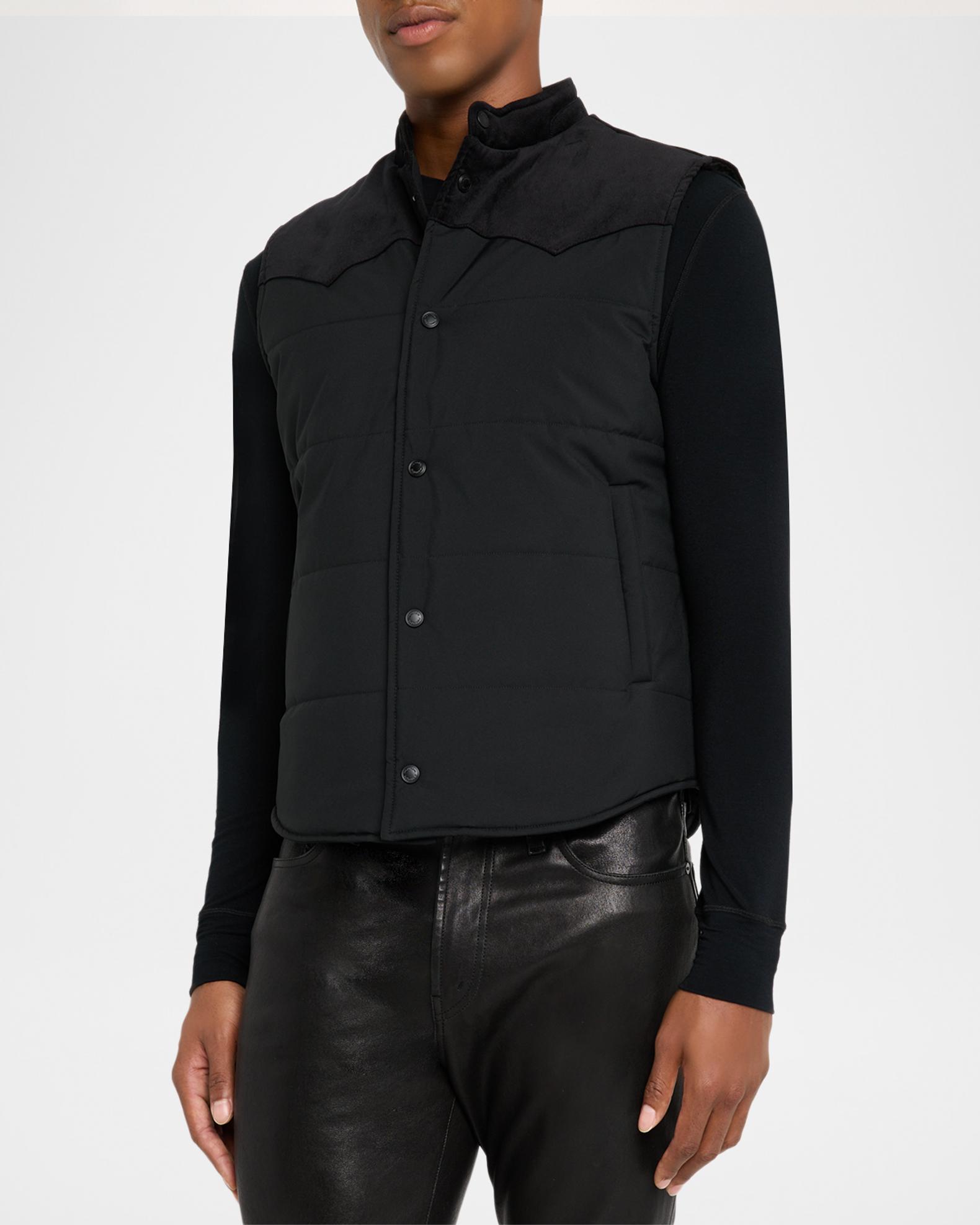 MONFRÈRE Men's Wayne Needle Corduroy Vest | Neiman Marcus