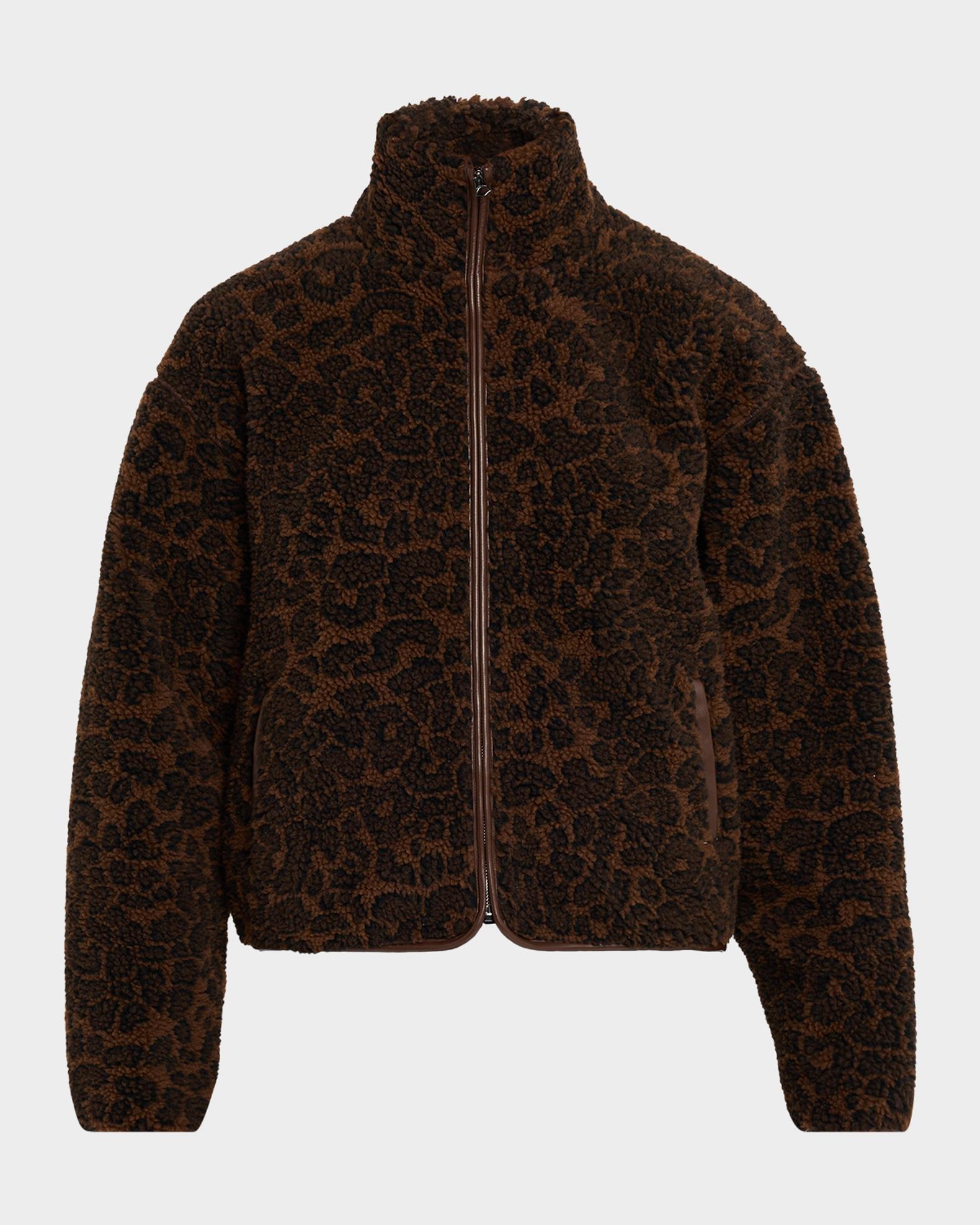 Rag & Bone Sun Cheetah Sherpa Jacket | Neiman Marcus