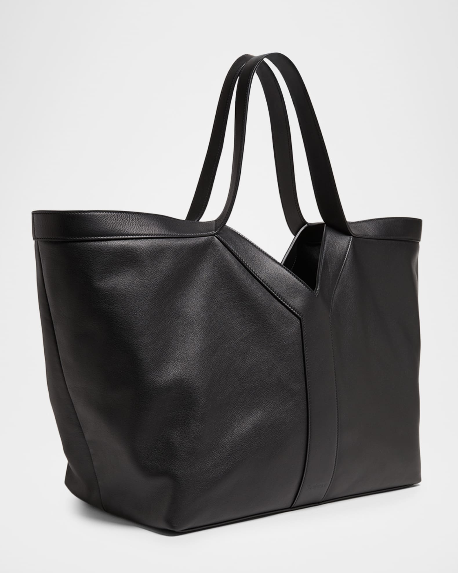 Saint Laurent Y Stitch Tote Bag in Calfskin Leather | Neiman