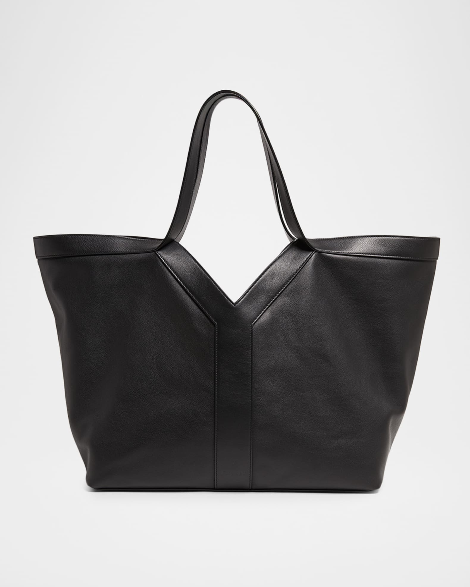 Saint Laurent Y Stitch Tote Bag in Calfskin Leather | Neiman Marcus