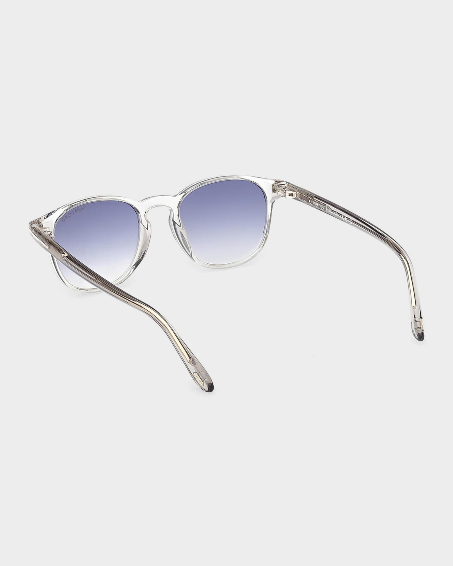 TOM FORD Holt-02 Acetate Round Sunglasses | Neiman Marcus